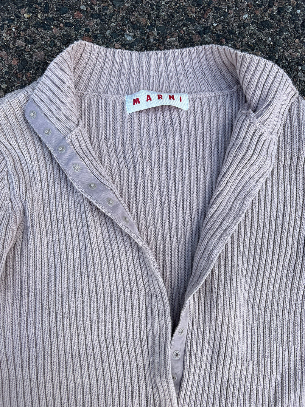 Marni knit button up