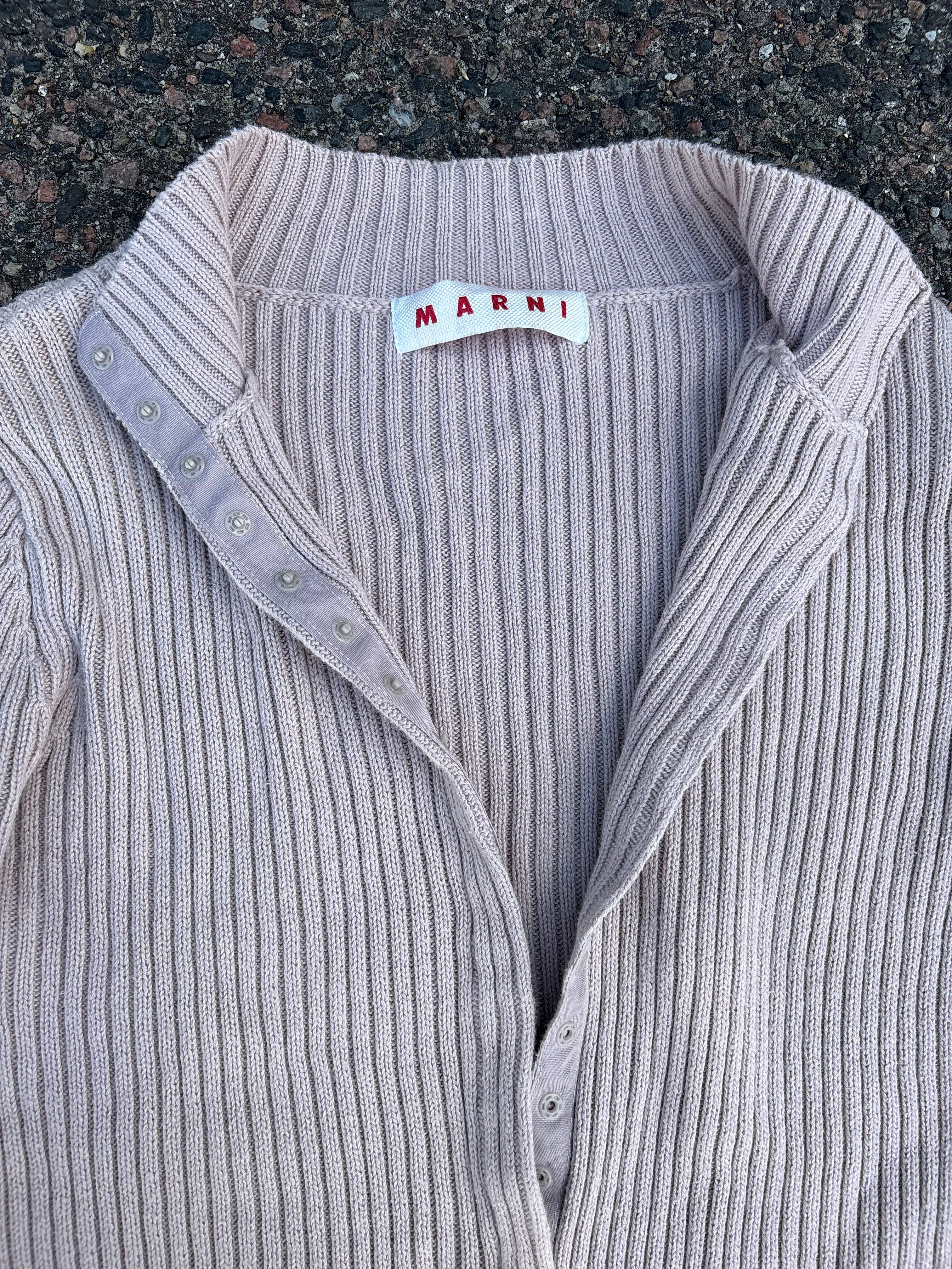Marni knit button up