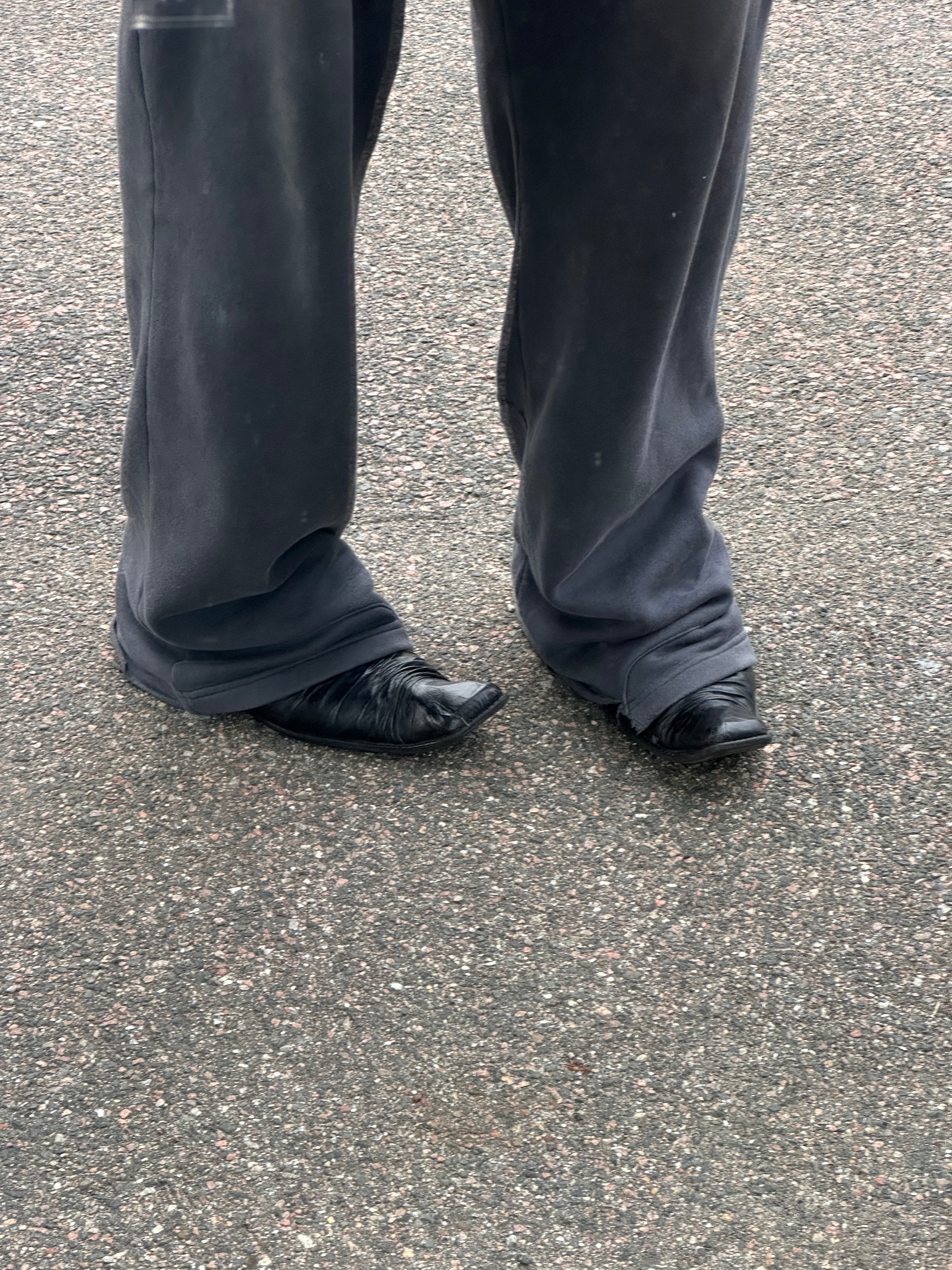 Lanetti Italian black leather shoes