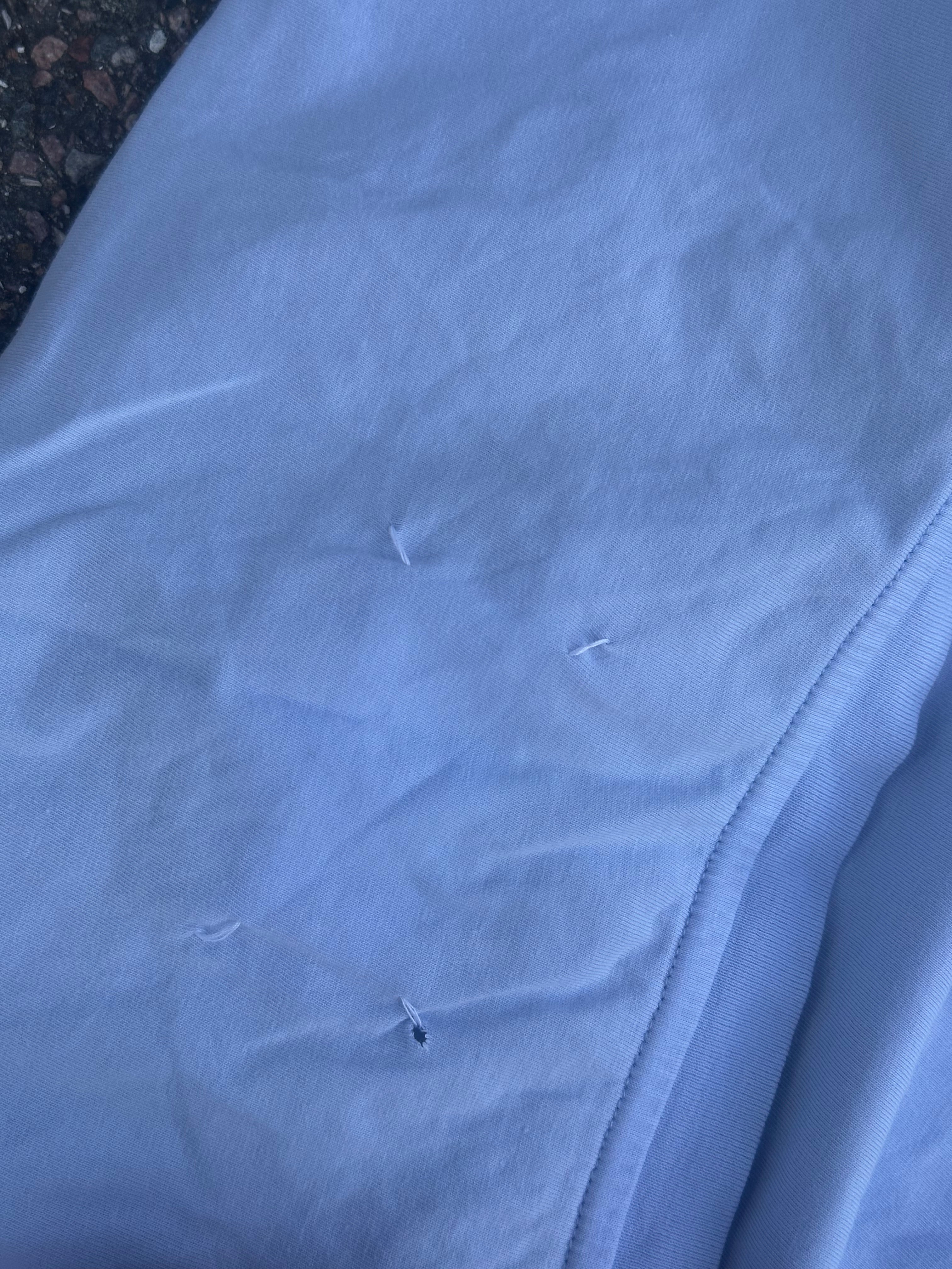 Baby blue maison margiela plain T-Shirt