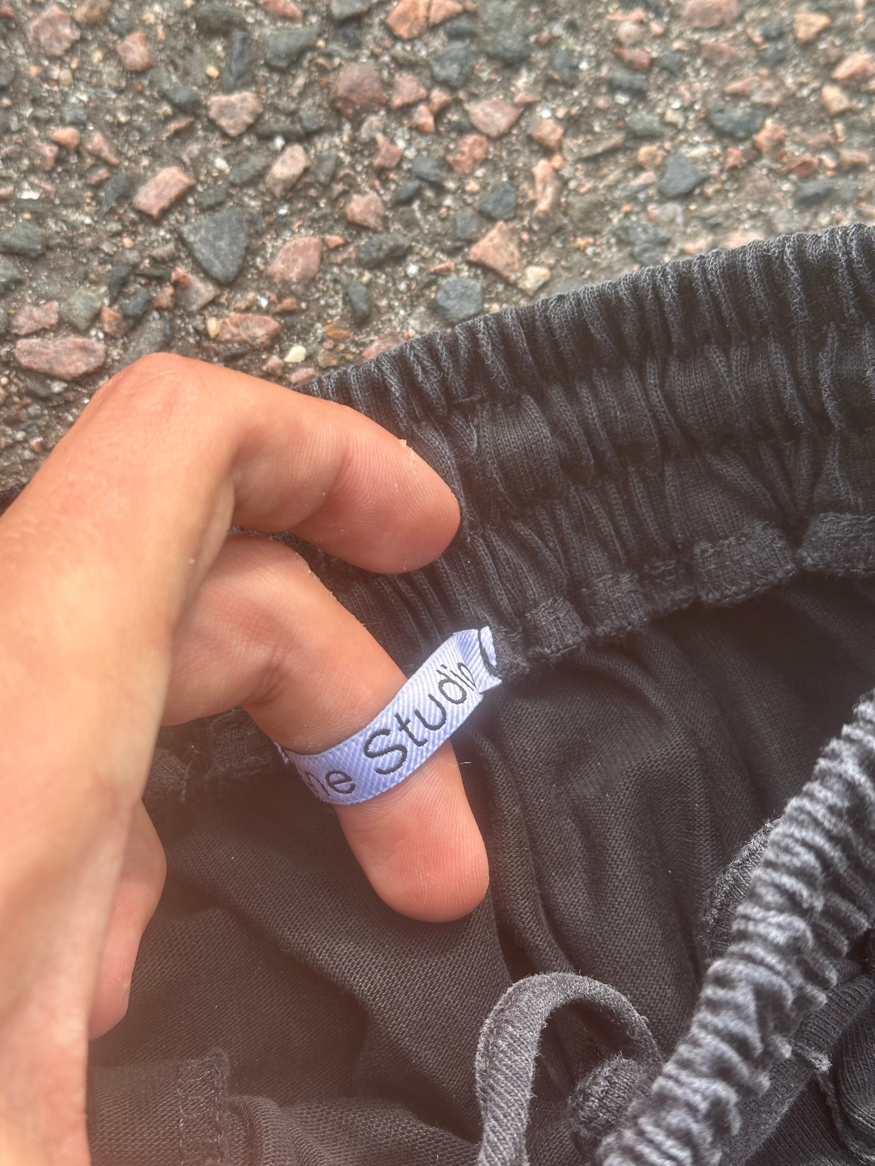 Acne studios black joggers