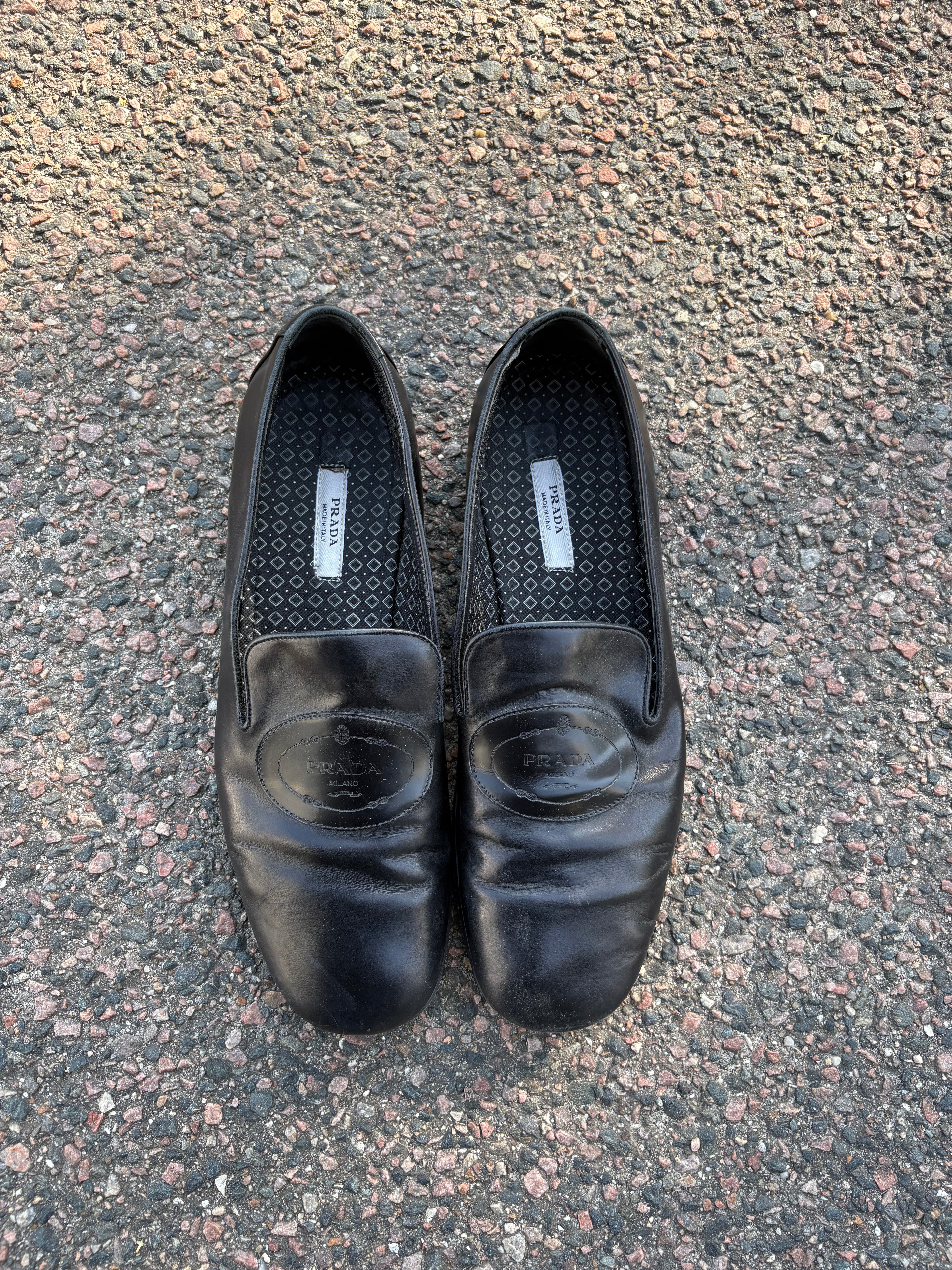 Prada Vintage 2000s flats black