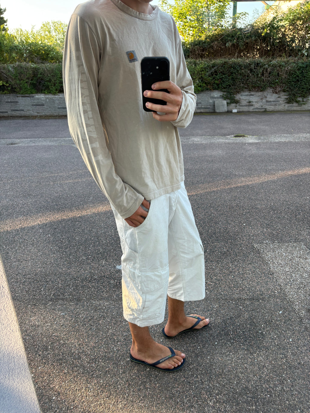 Junya watanabe x Carhartt beige Long sleeve