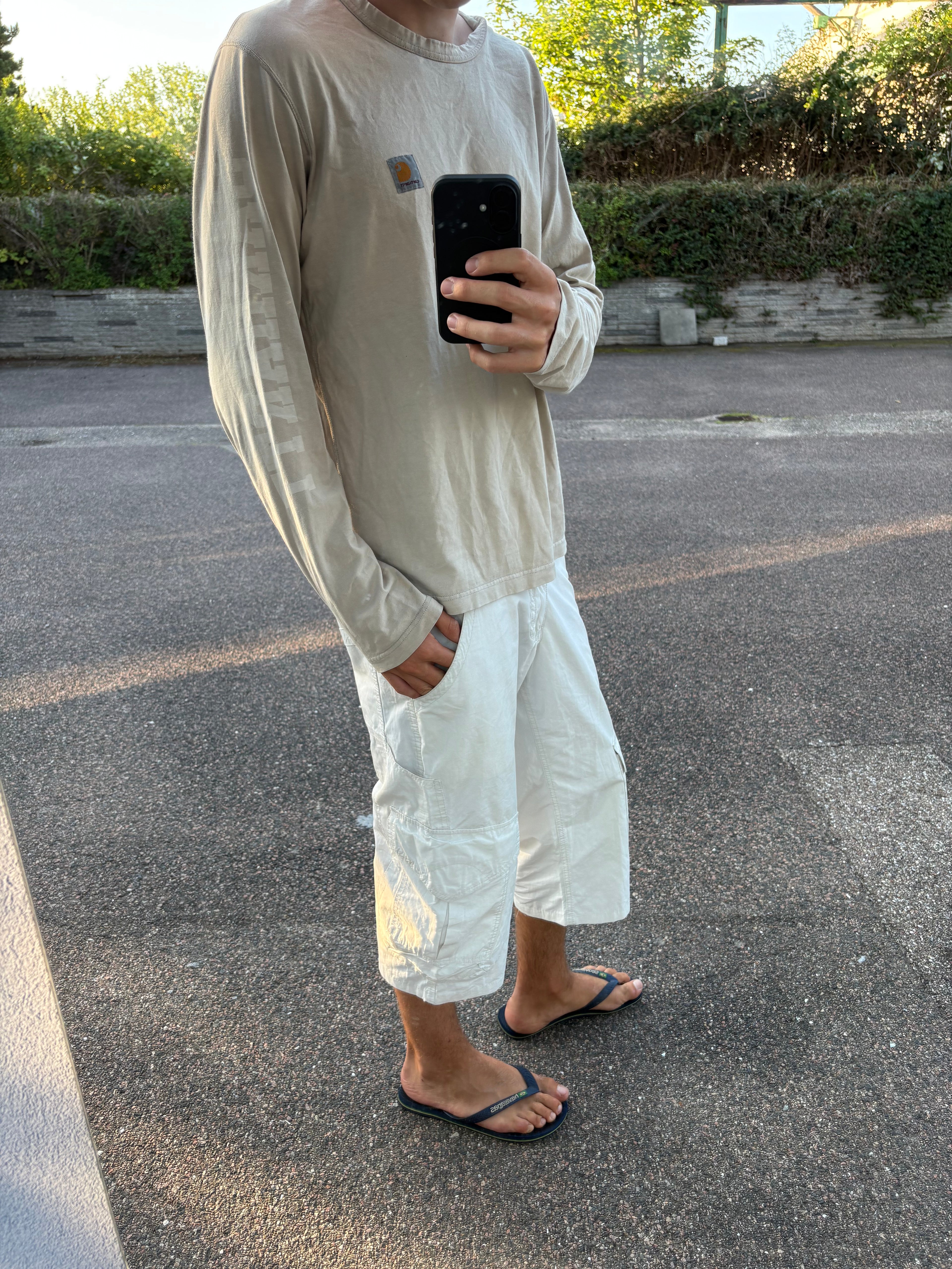 Junya watanabe x Carhartt beige Long sleeve