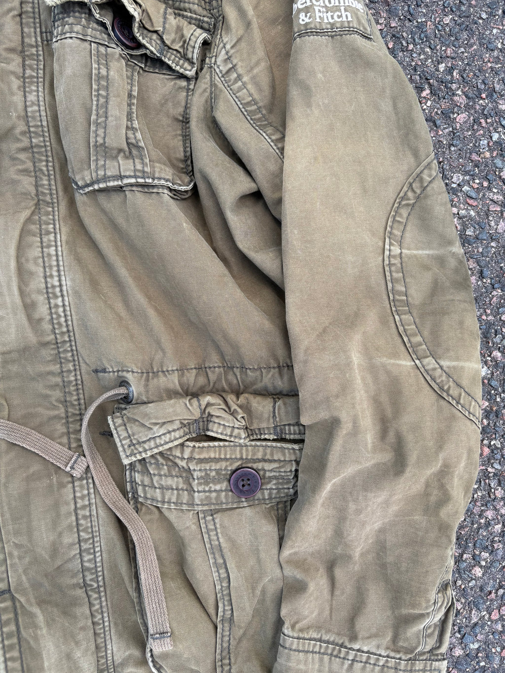 2000s Abercrombie military jacket