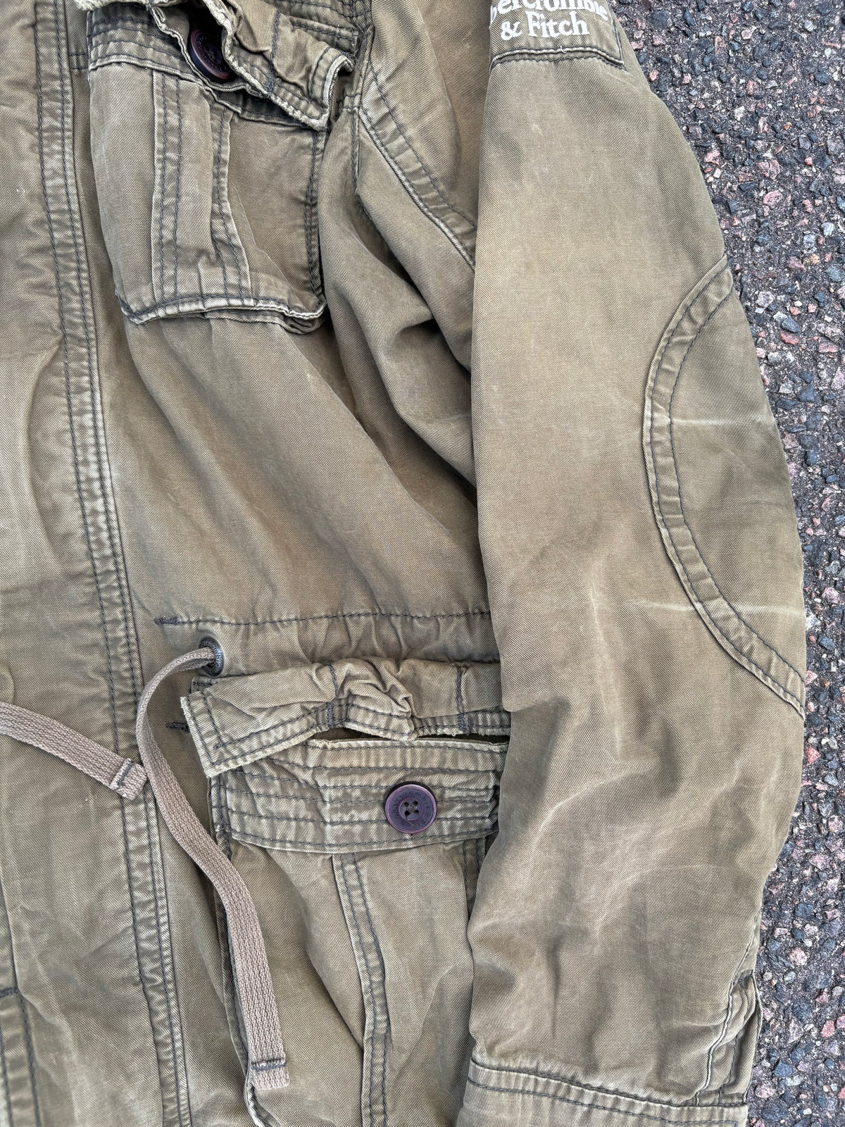 2000s Abercrombie military jacket