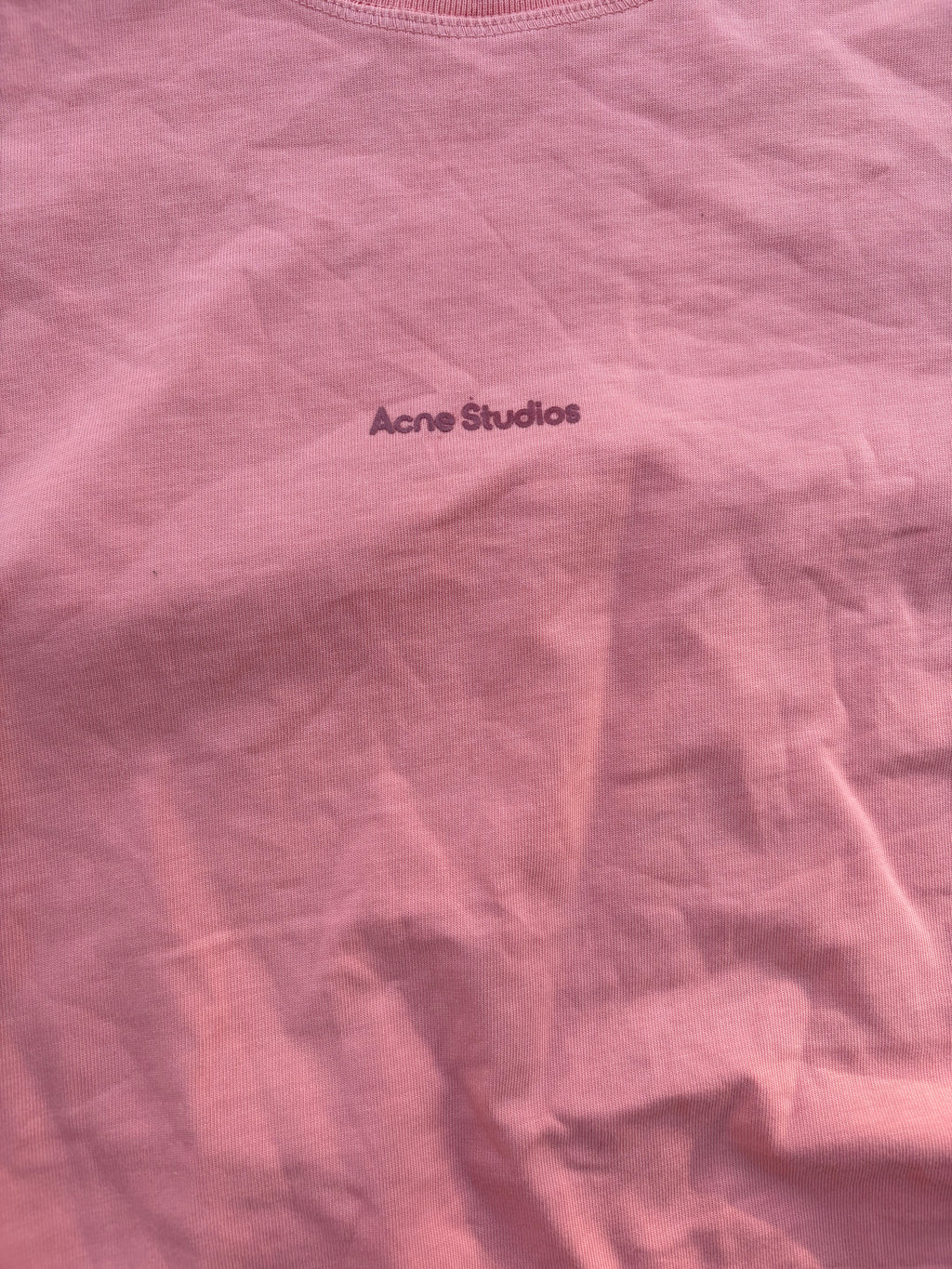 Acne studios small logo long sleeve