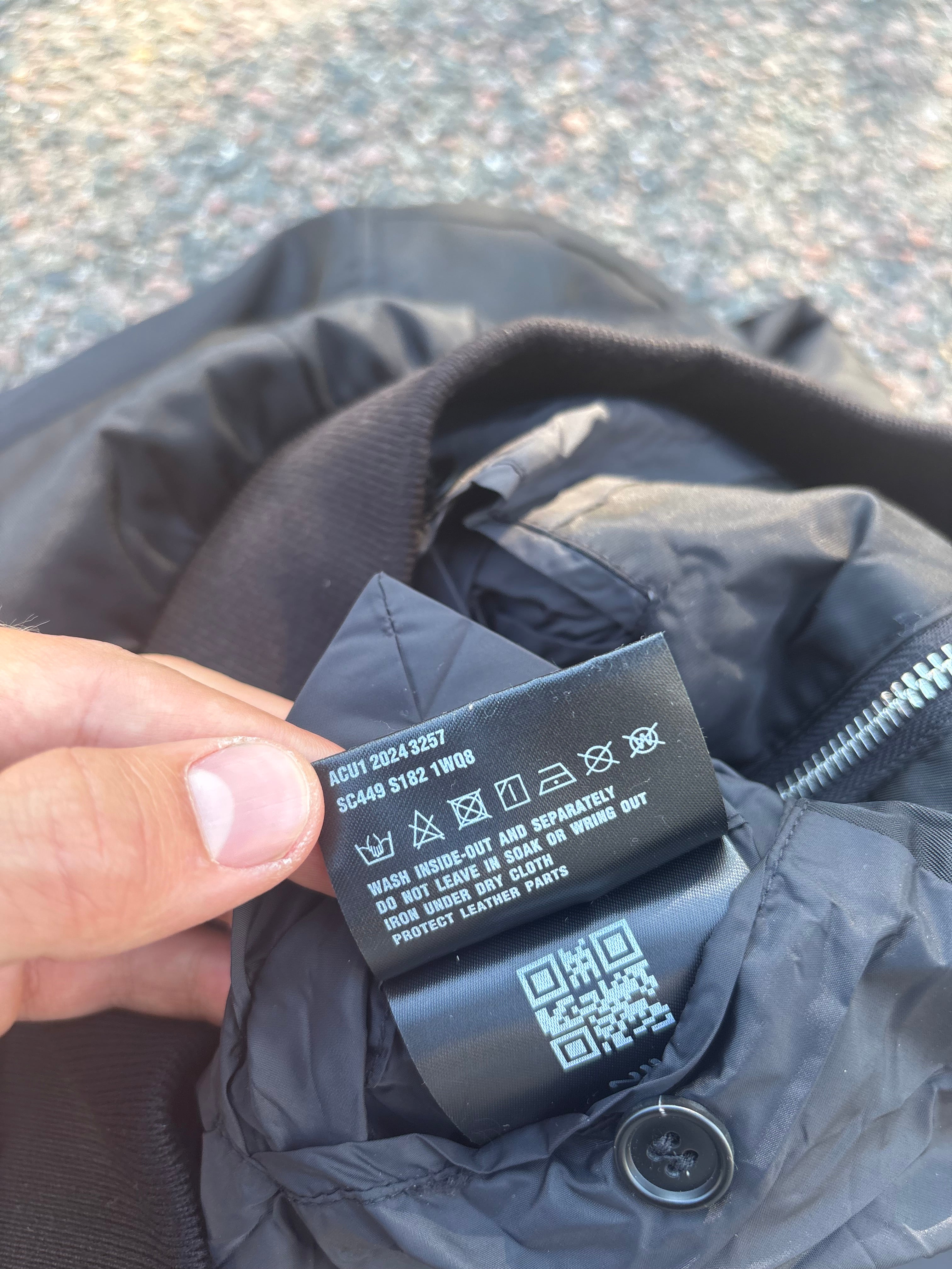 Prada 2024 nylon bomber jacket