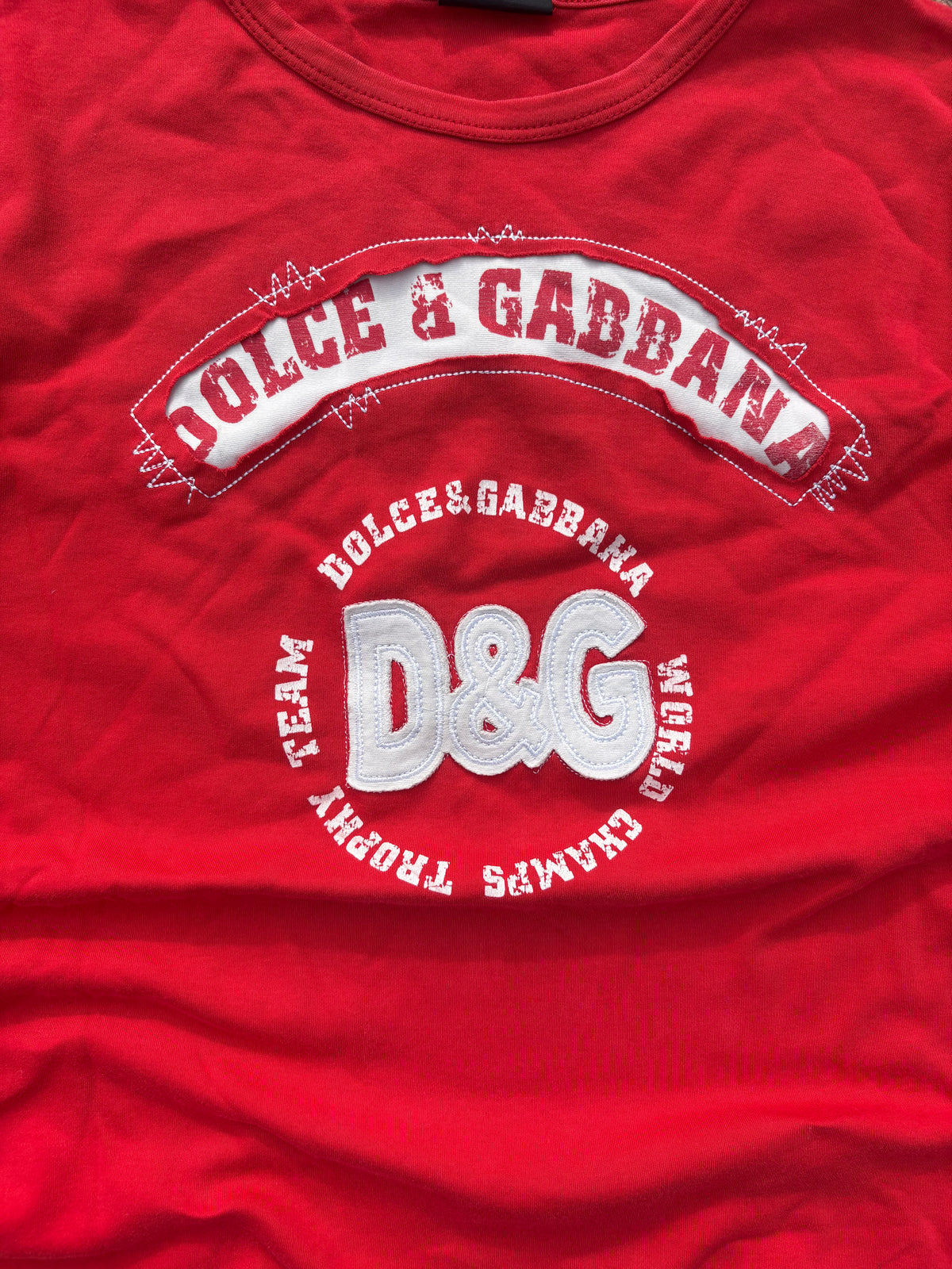 Dolce & Gabbana red t-shirt