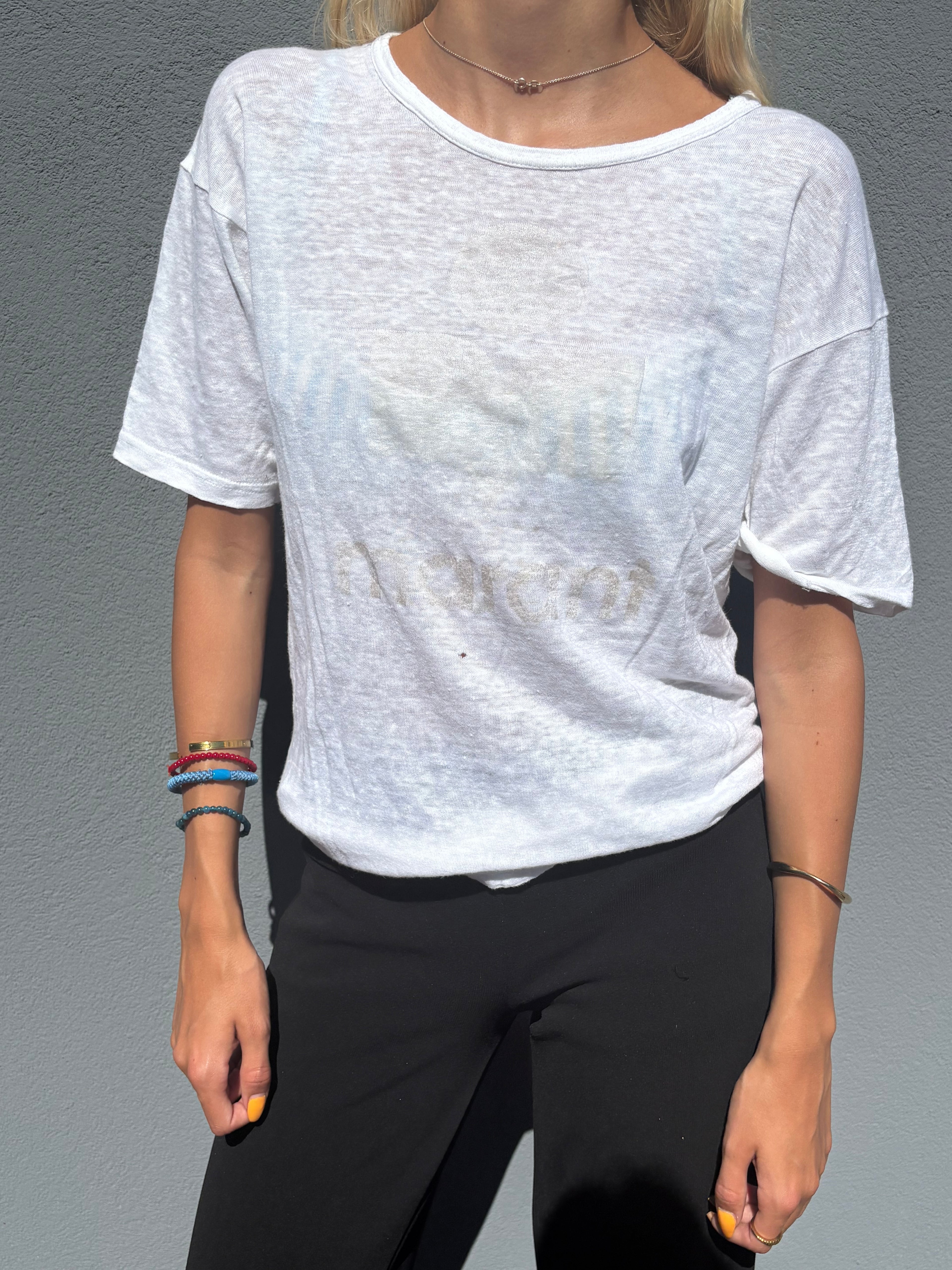 Isabel marant thin white T-shirt