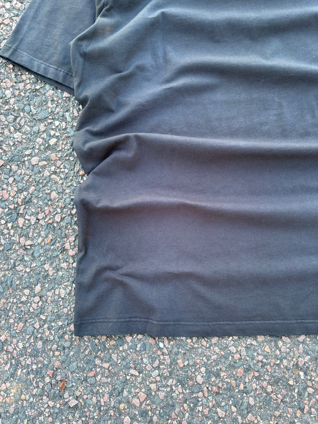 Plain black maison margiela tee