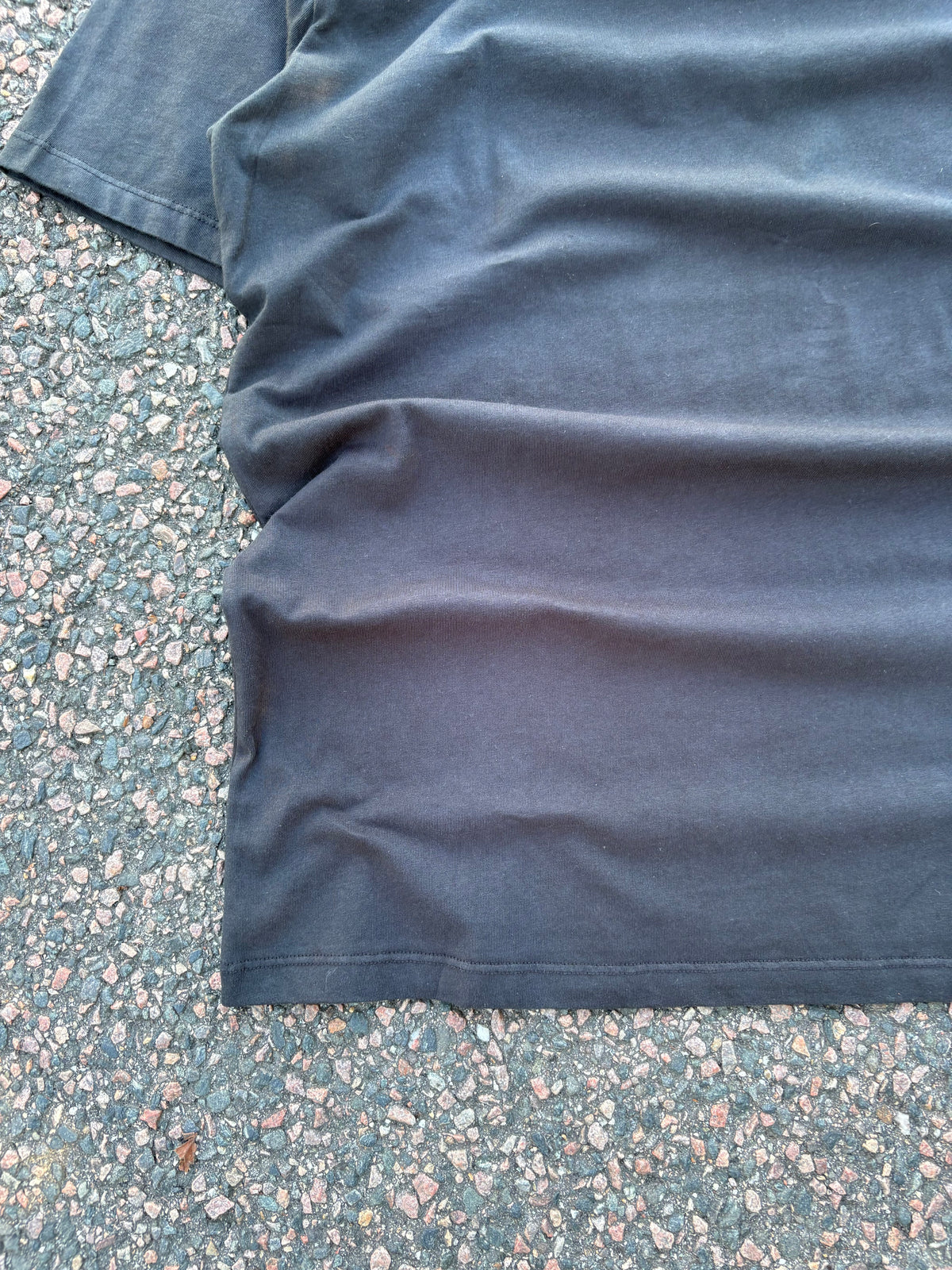 Plain black maison margiela tee