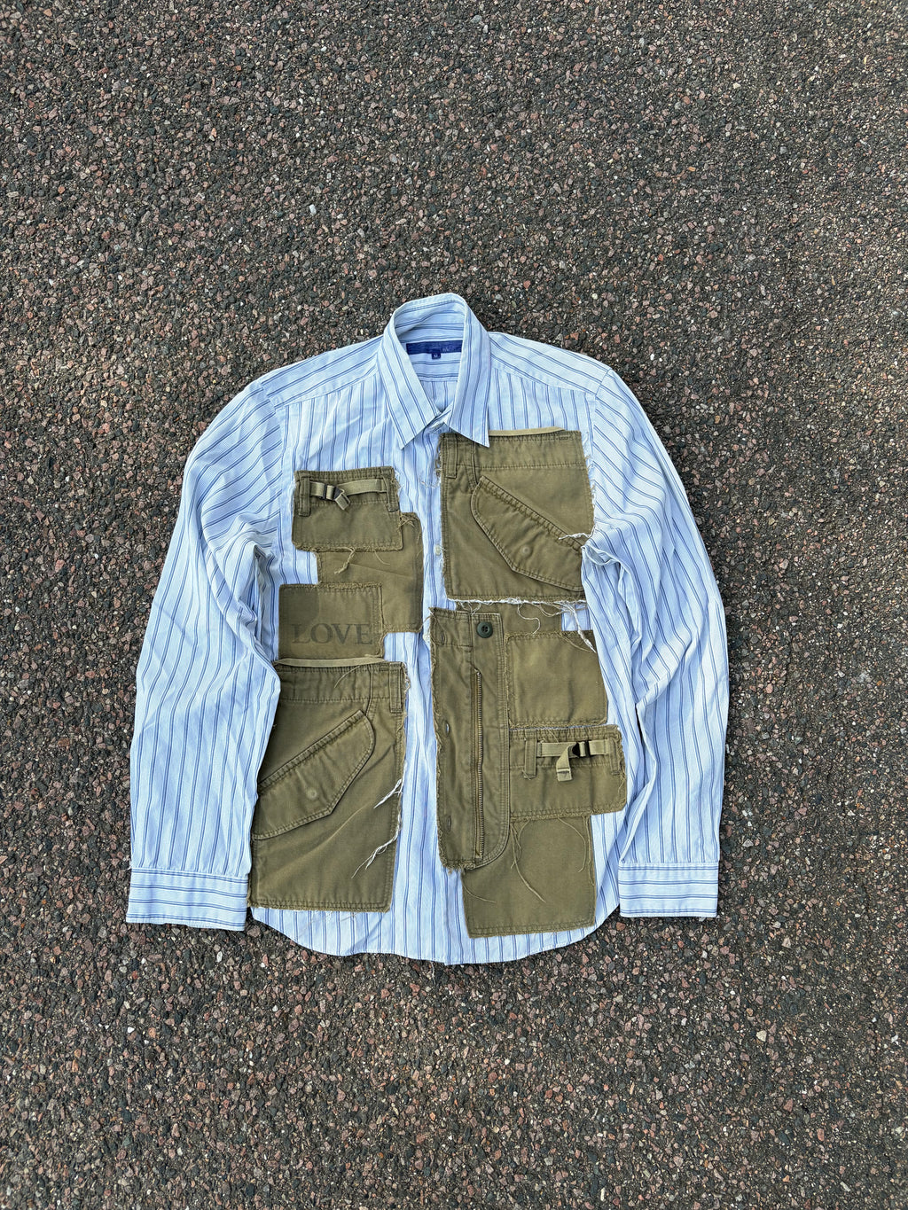Junya watanabe cargo patch shirt