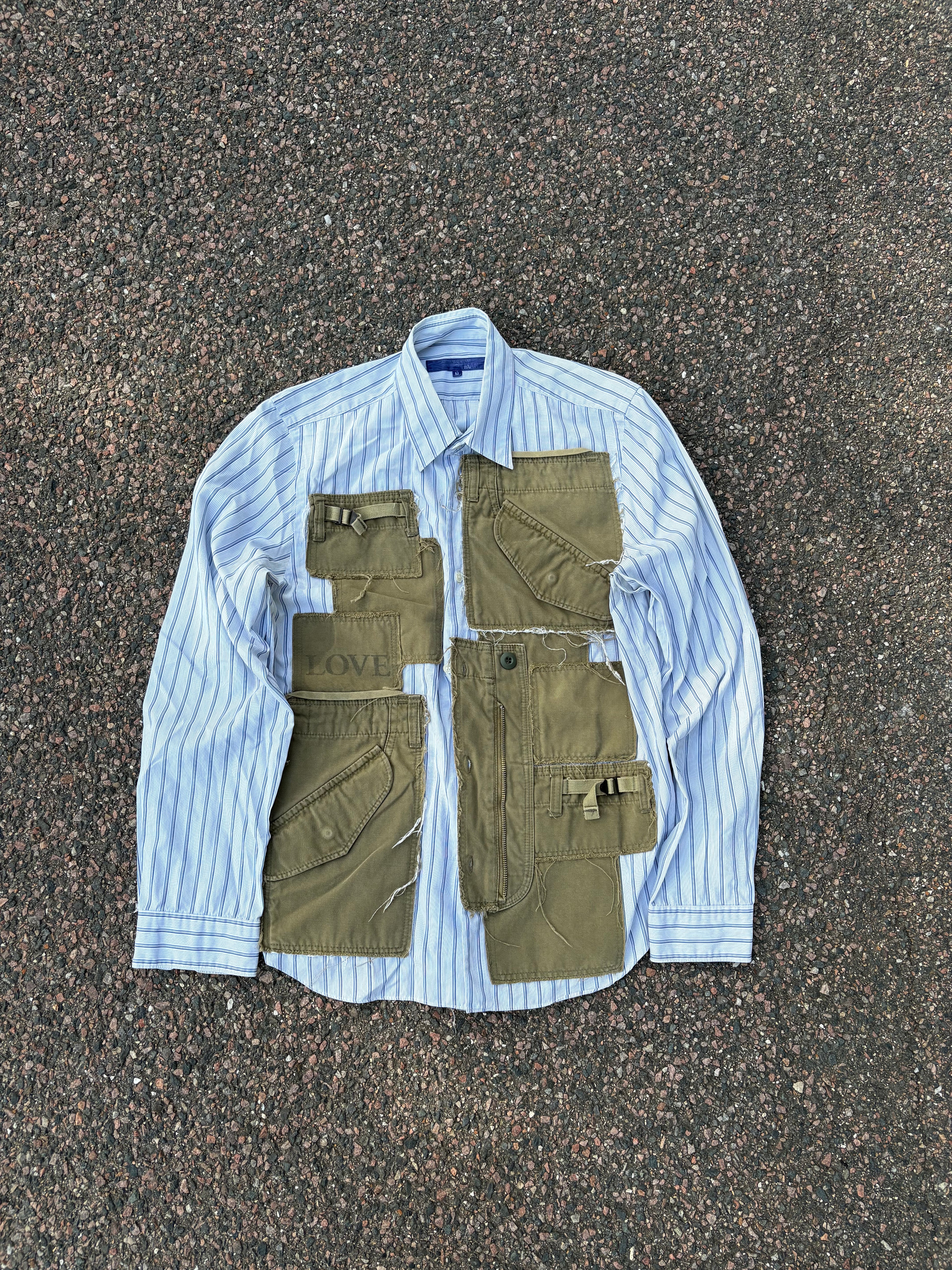 Junya watanabe cargo patch shirt
