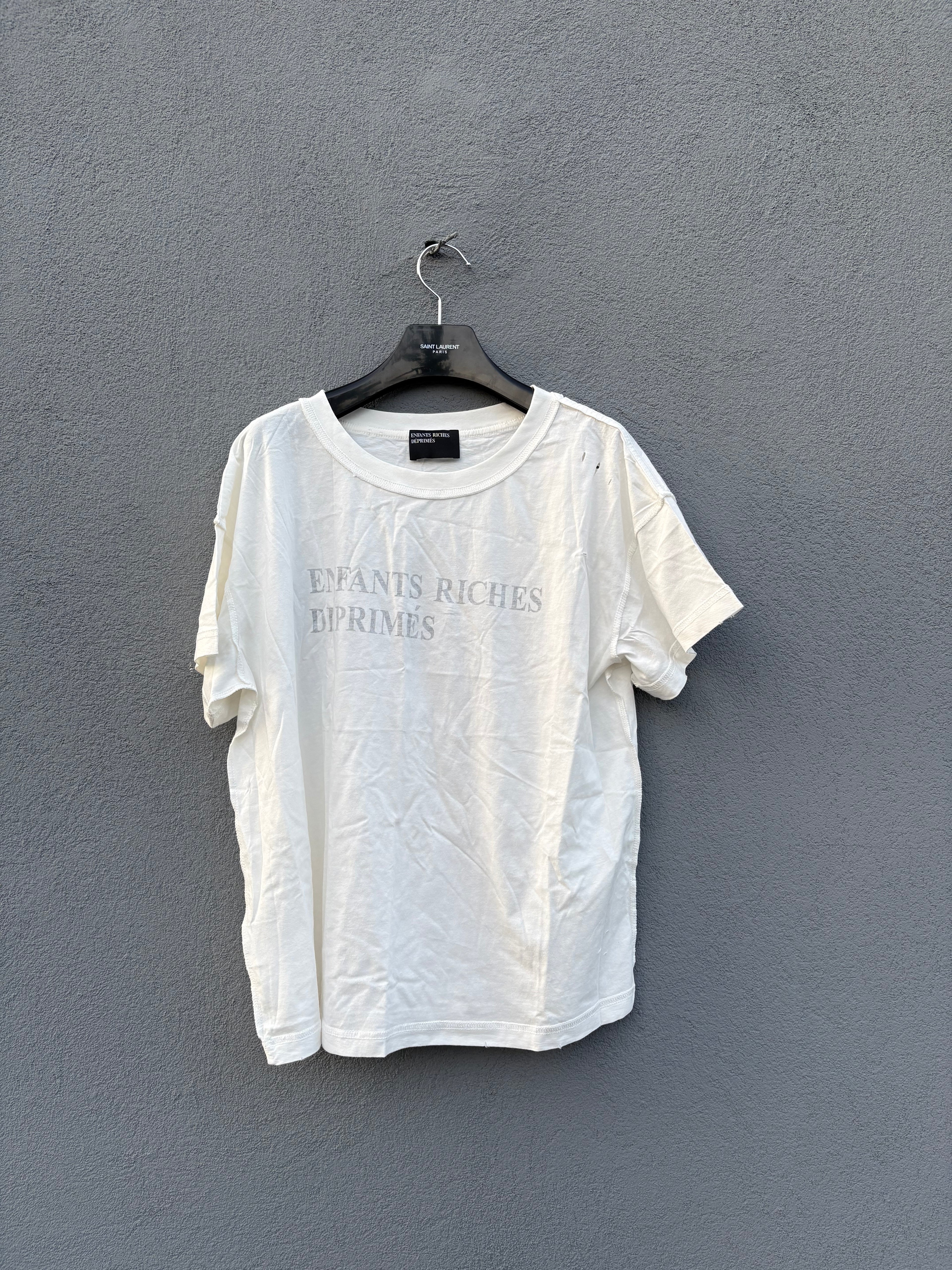 Enfant riches deprimes white thin tee