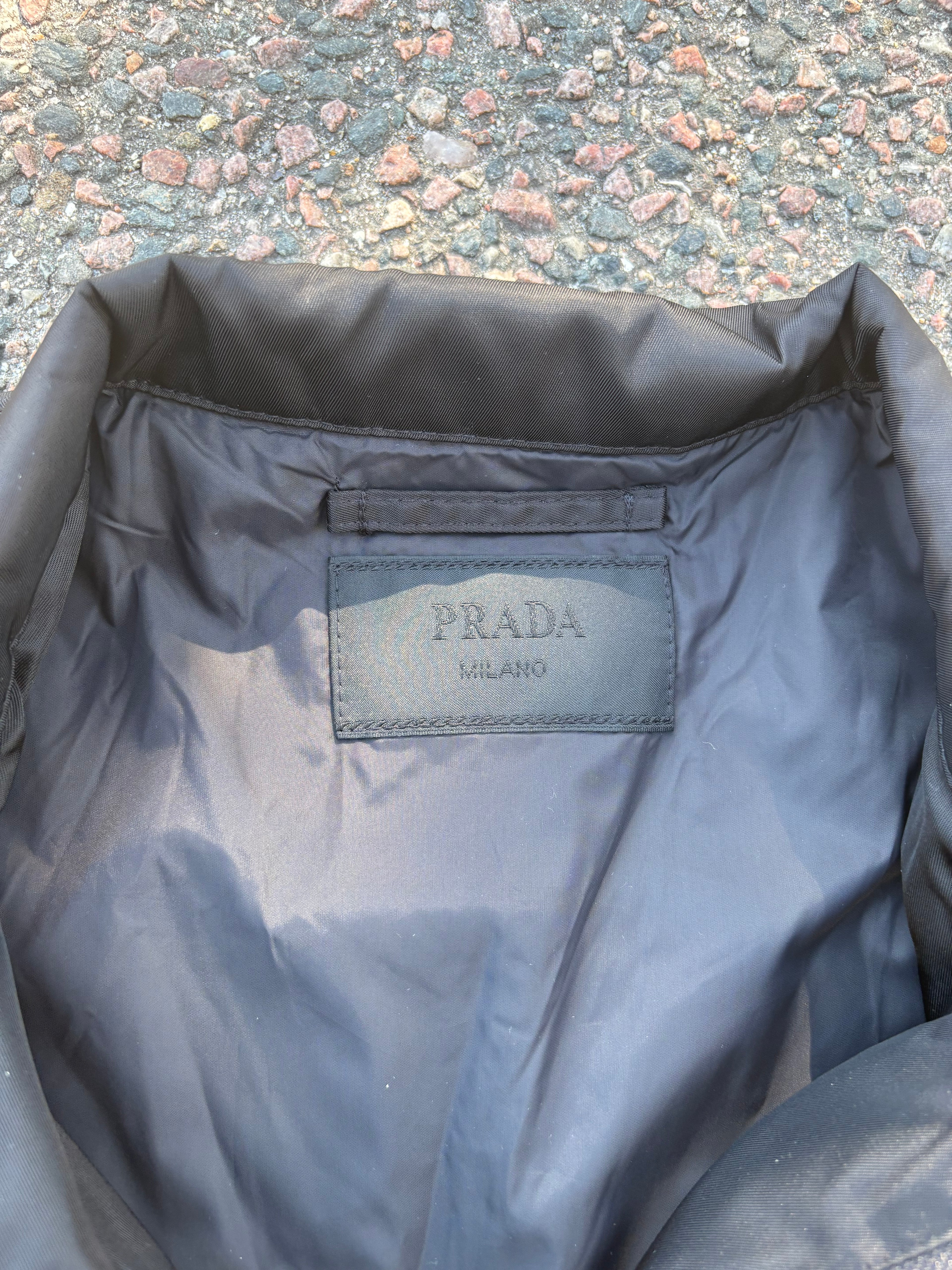 Prada 2024 nylon bomber jacket