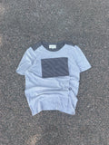 Maison Martin Margiela Striped gray tee