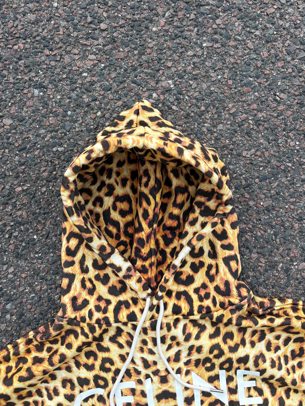 Celine SS24 leopard hoodie
