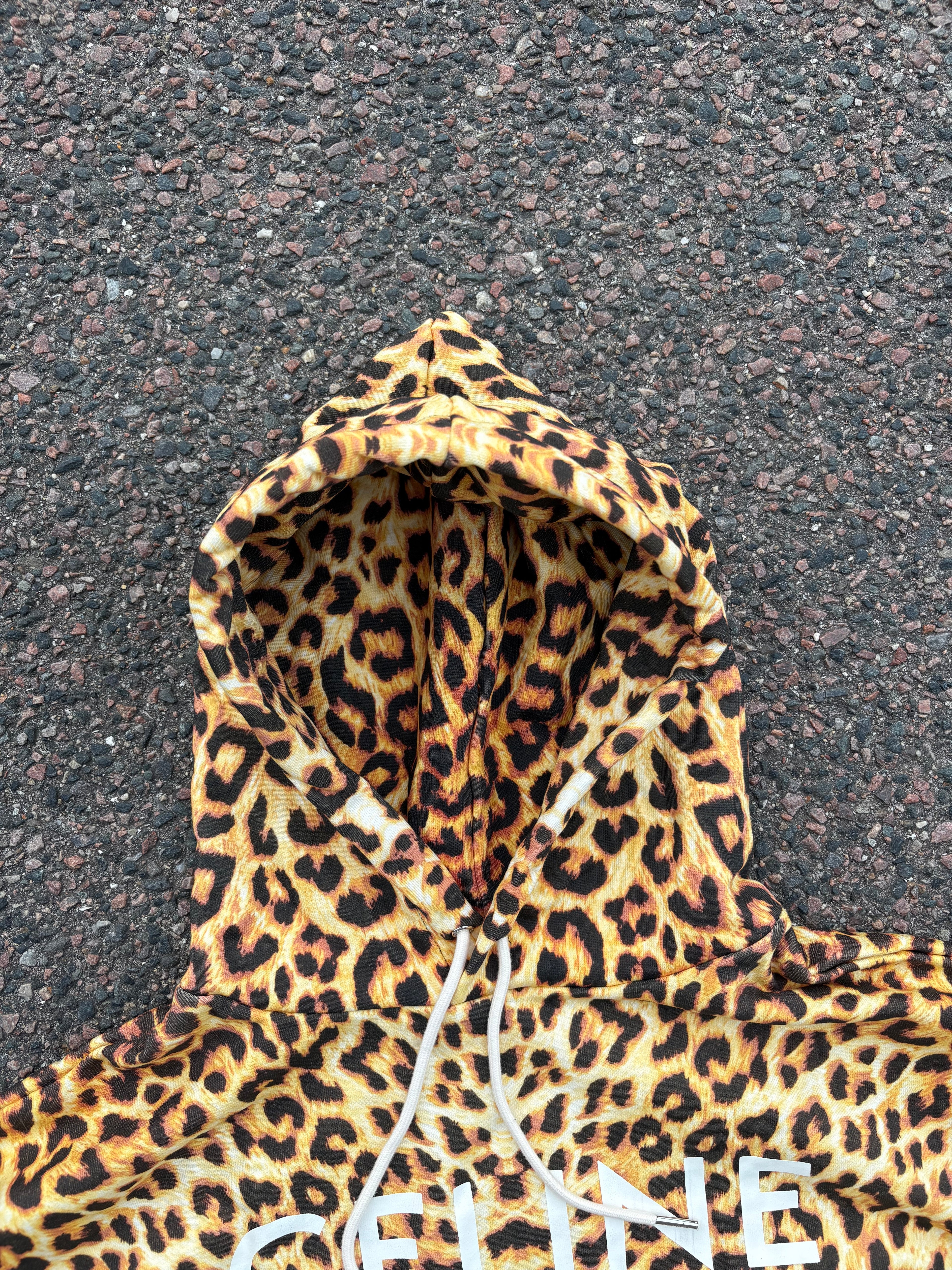 Celine SS24 leopard hoodie