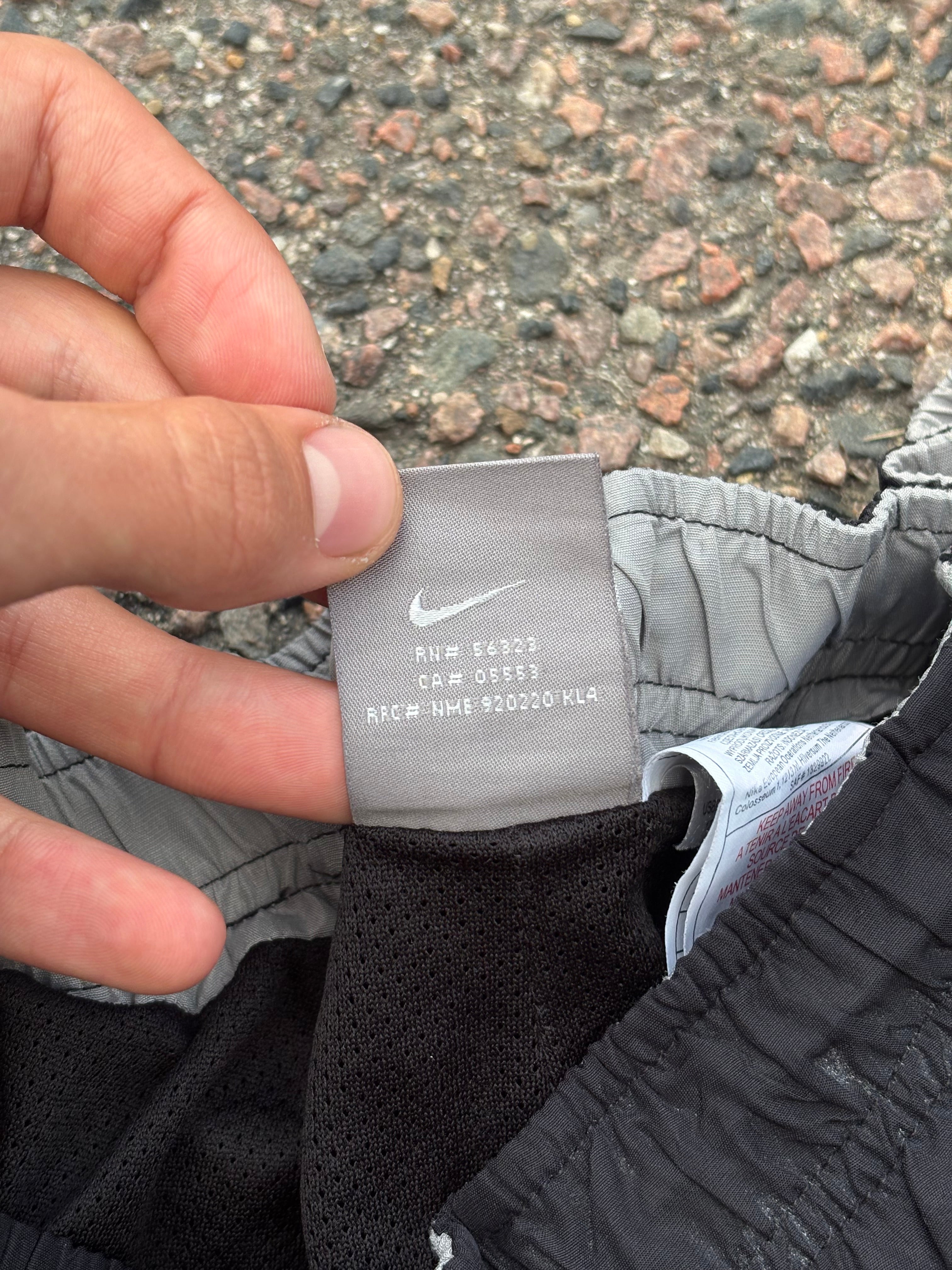 Nike shox Black track pants baggy