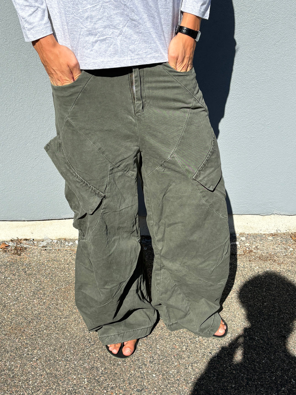 Vintage Baggy green cargo pants
