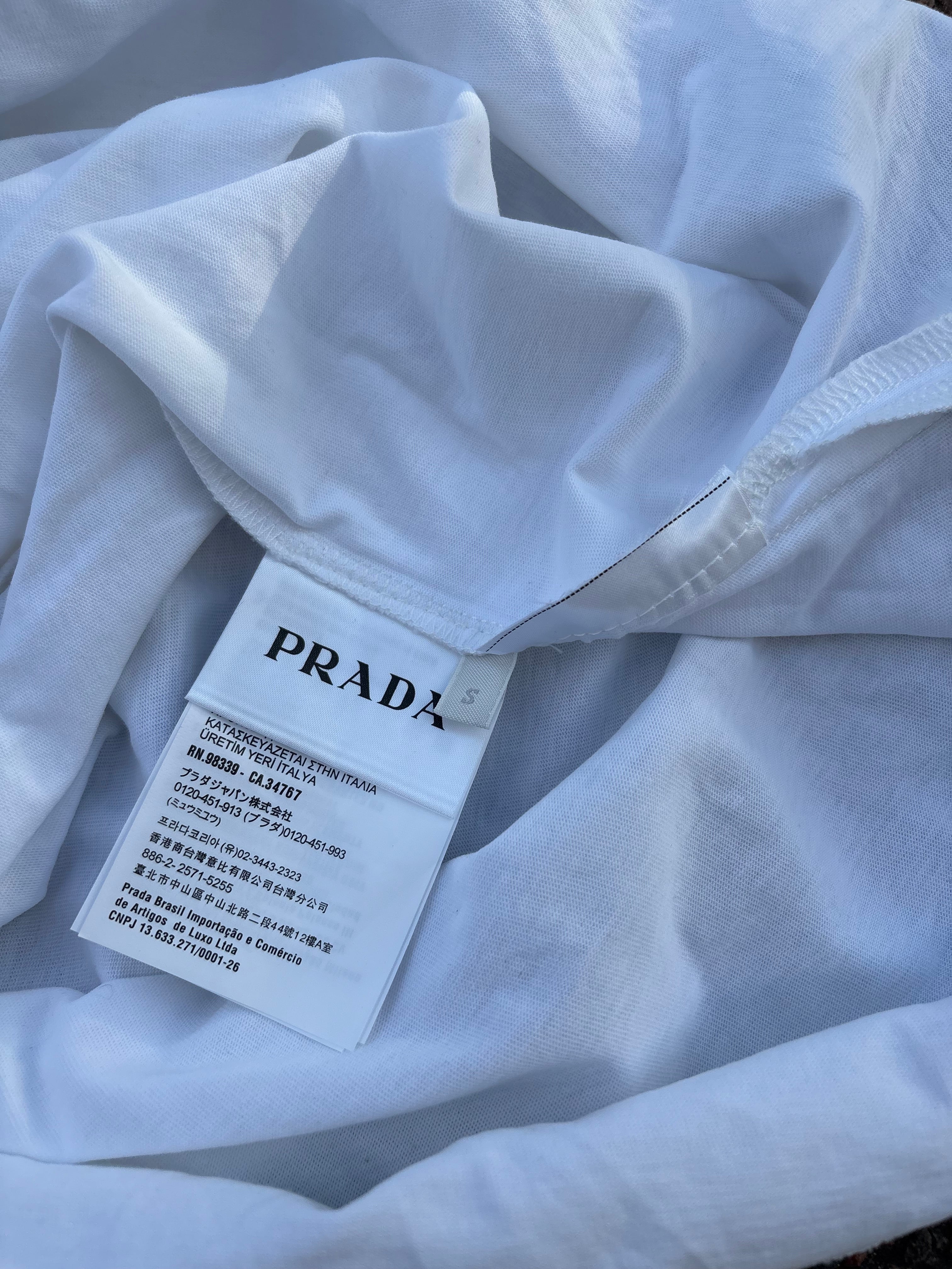 Prada 2025 triangle logo pocket long sleeve (S)