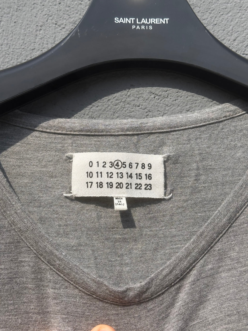 Gray maison margiela tee