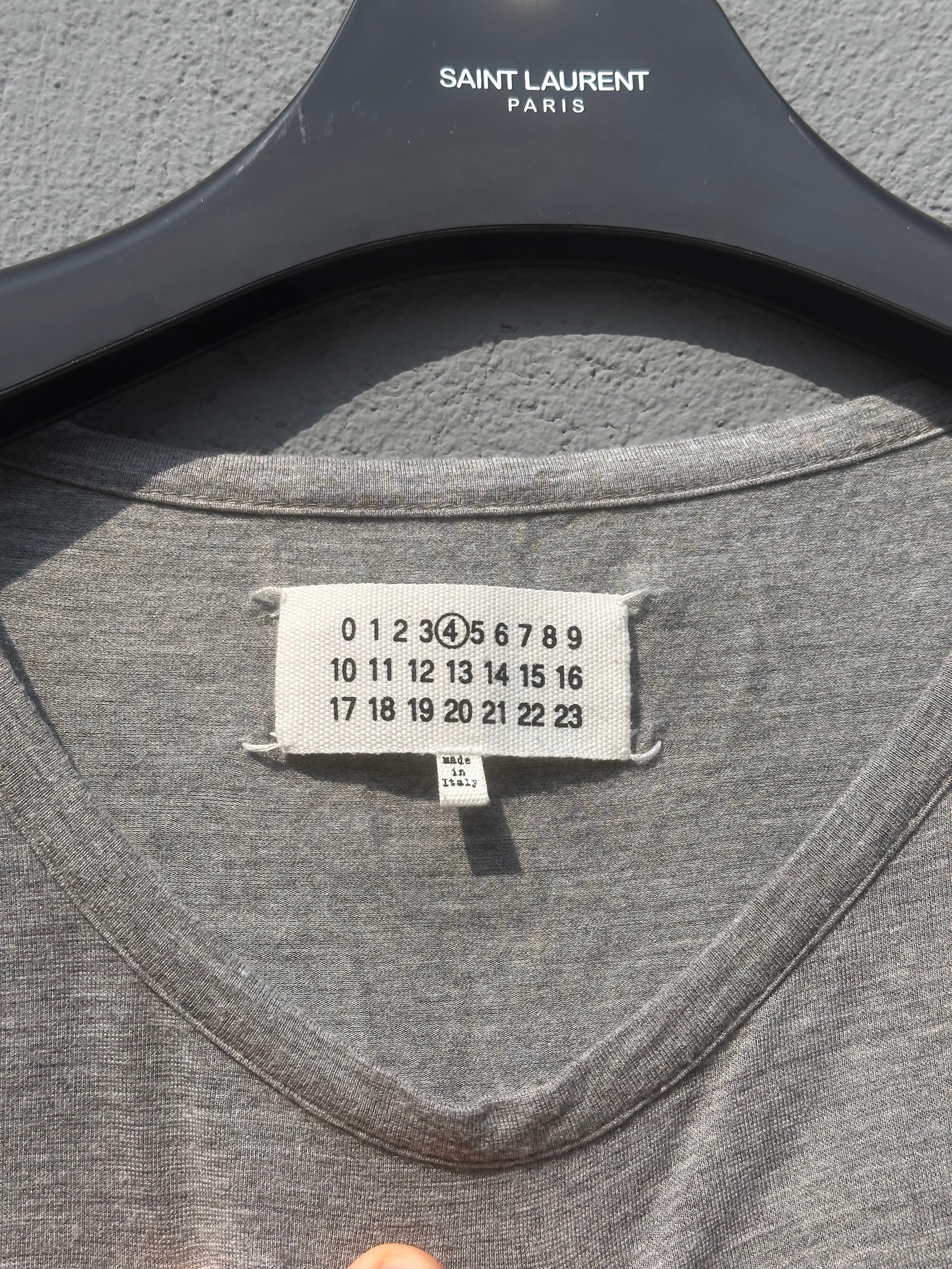 Gray maison margiela tee