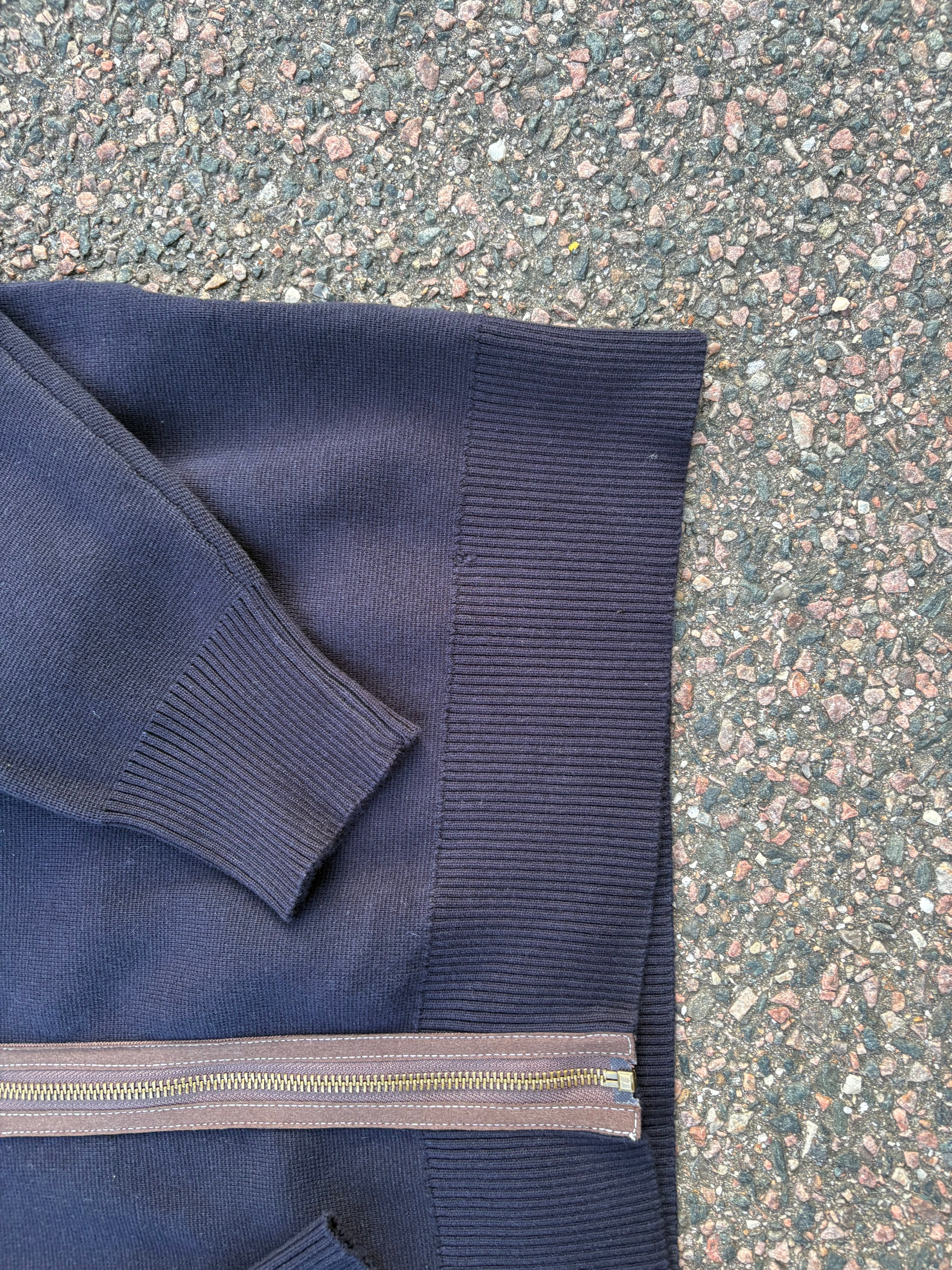 2024 Miu Miu Harrington jacket Navy (38)