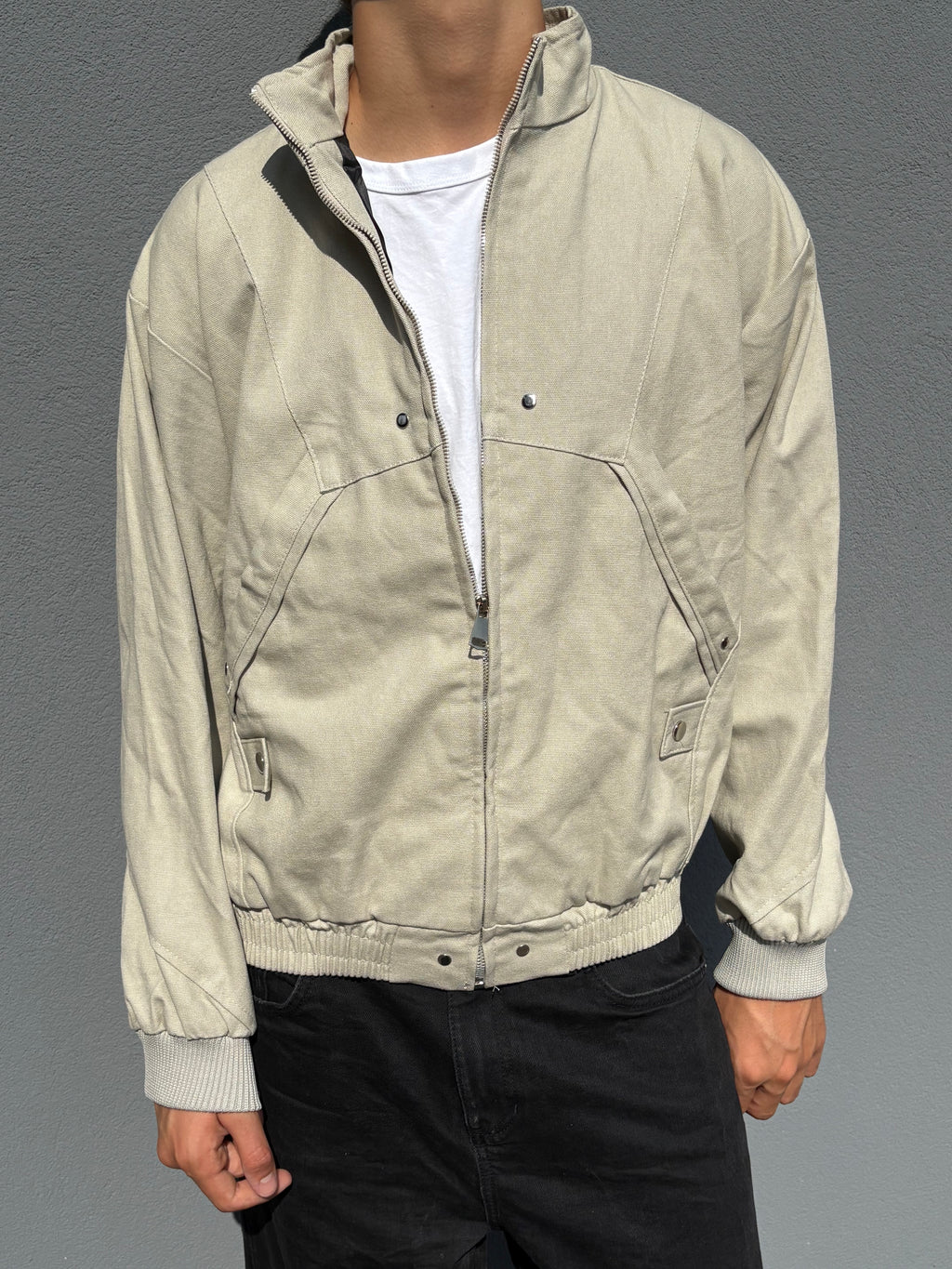 Christian Dior beige Harrington jacket