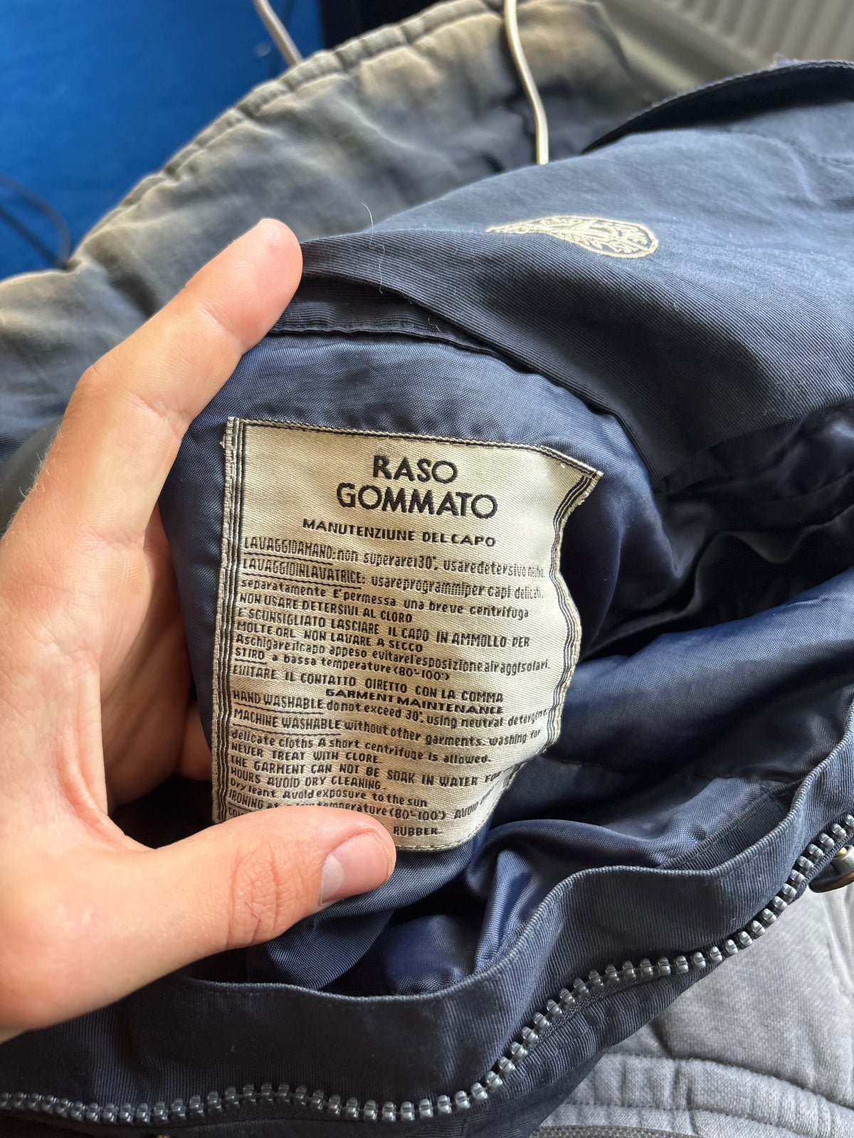Stone island FW1998 raso gommato coat