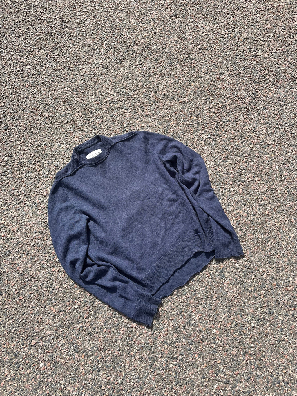 AW04 Martin Margiela navy sweater