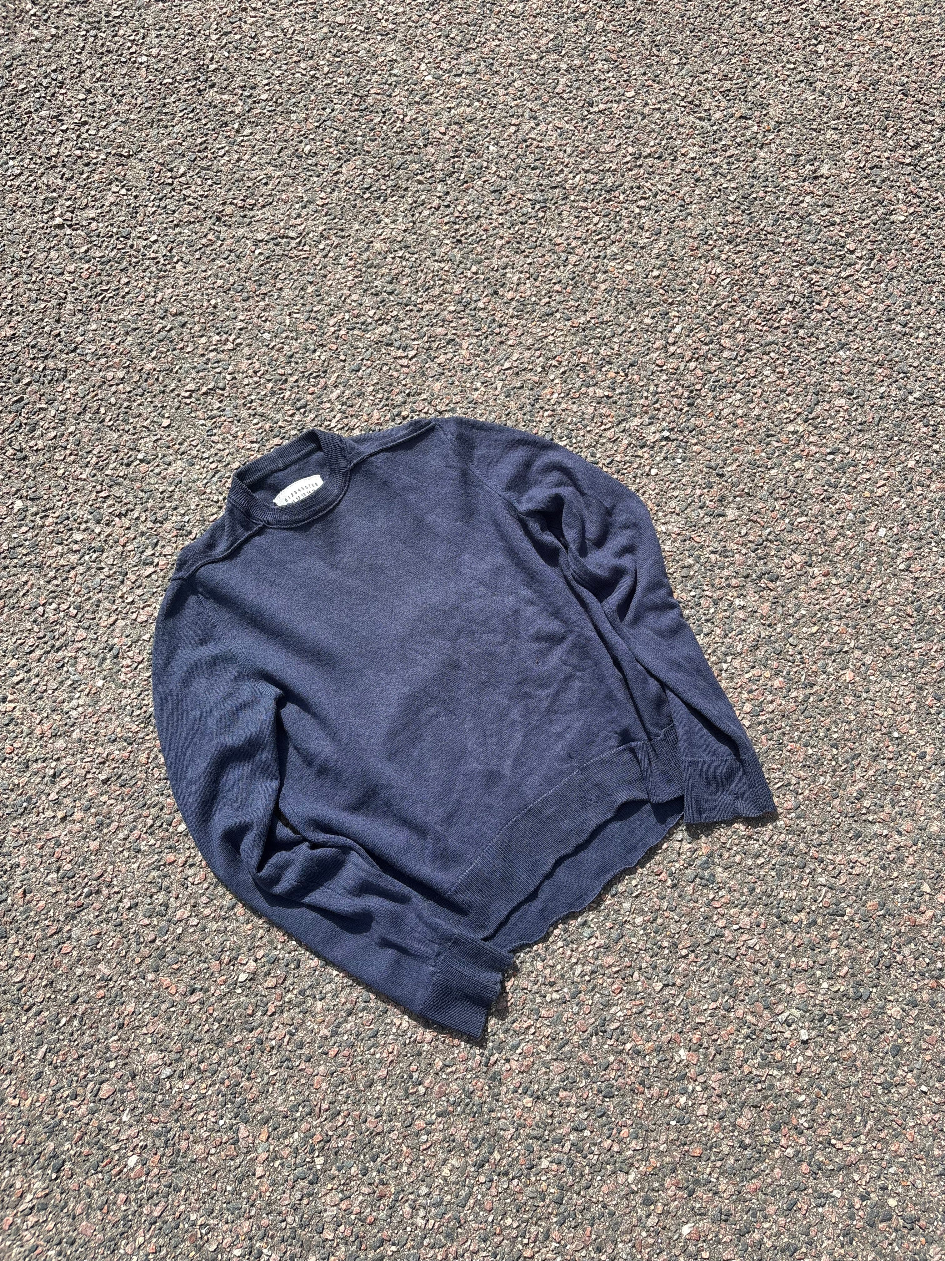 AW04 Martin Margiela navy sweater