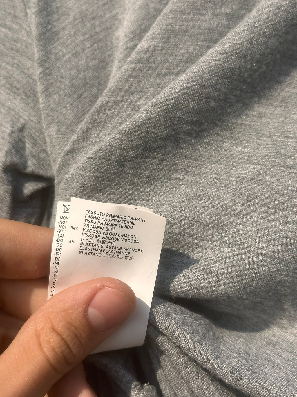 Gray maison margiela tee
