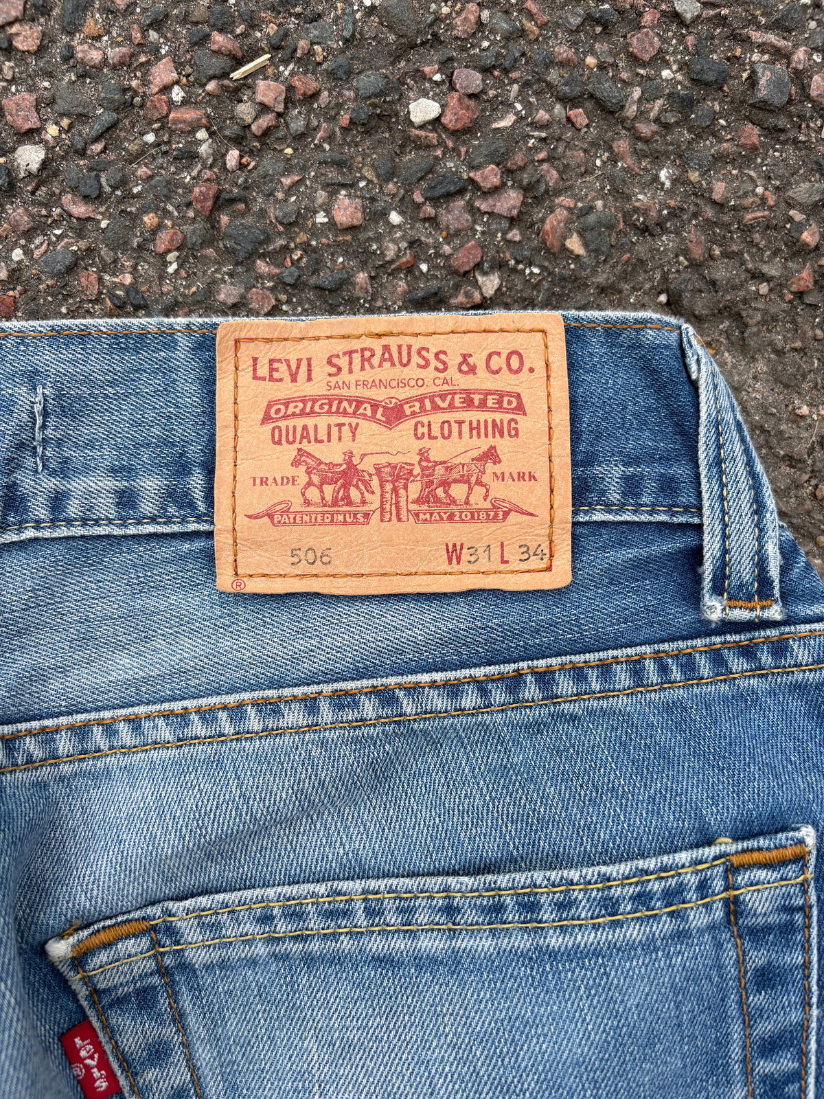 Levis 506 straight/boot vintage Jeans 31*34