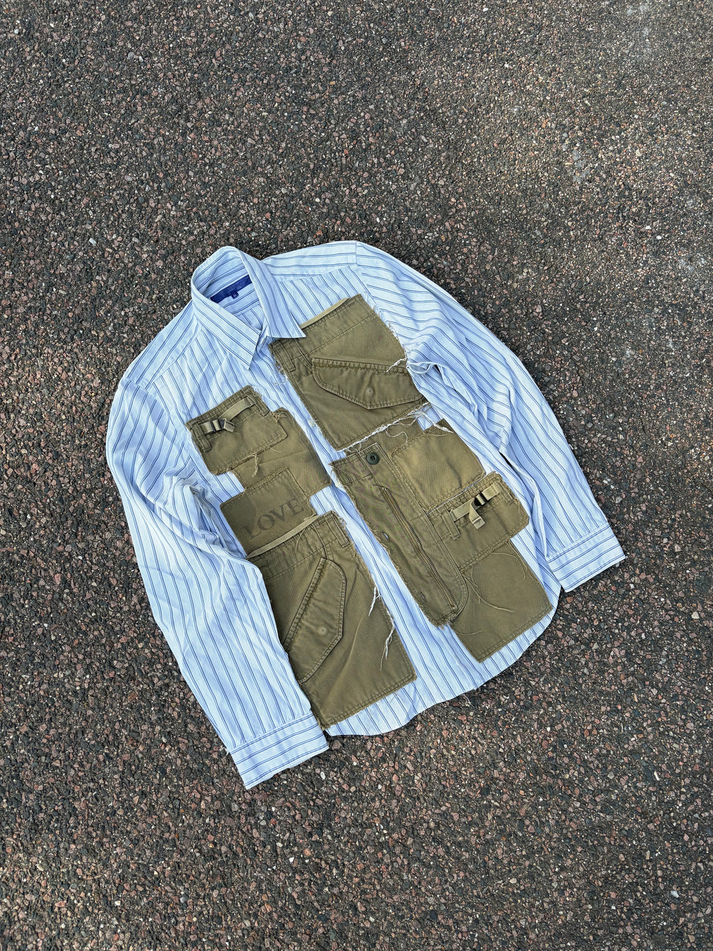 Junya watanabe cargo patch shirt