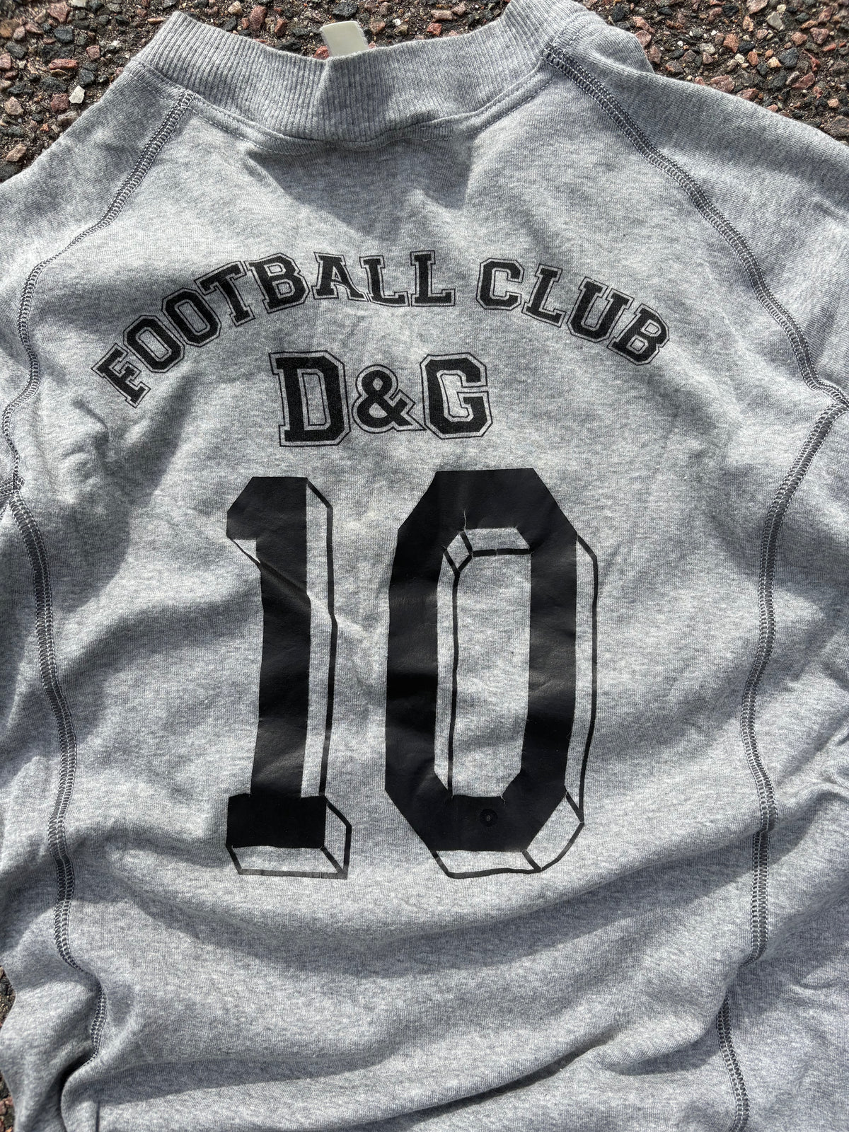Dolce & Gabbana football club tee gray