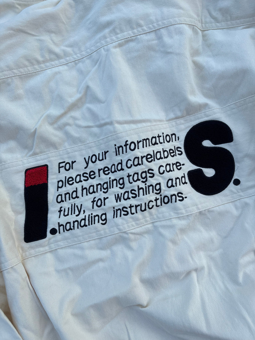 Issey miyake bomber jacket cream white IS