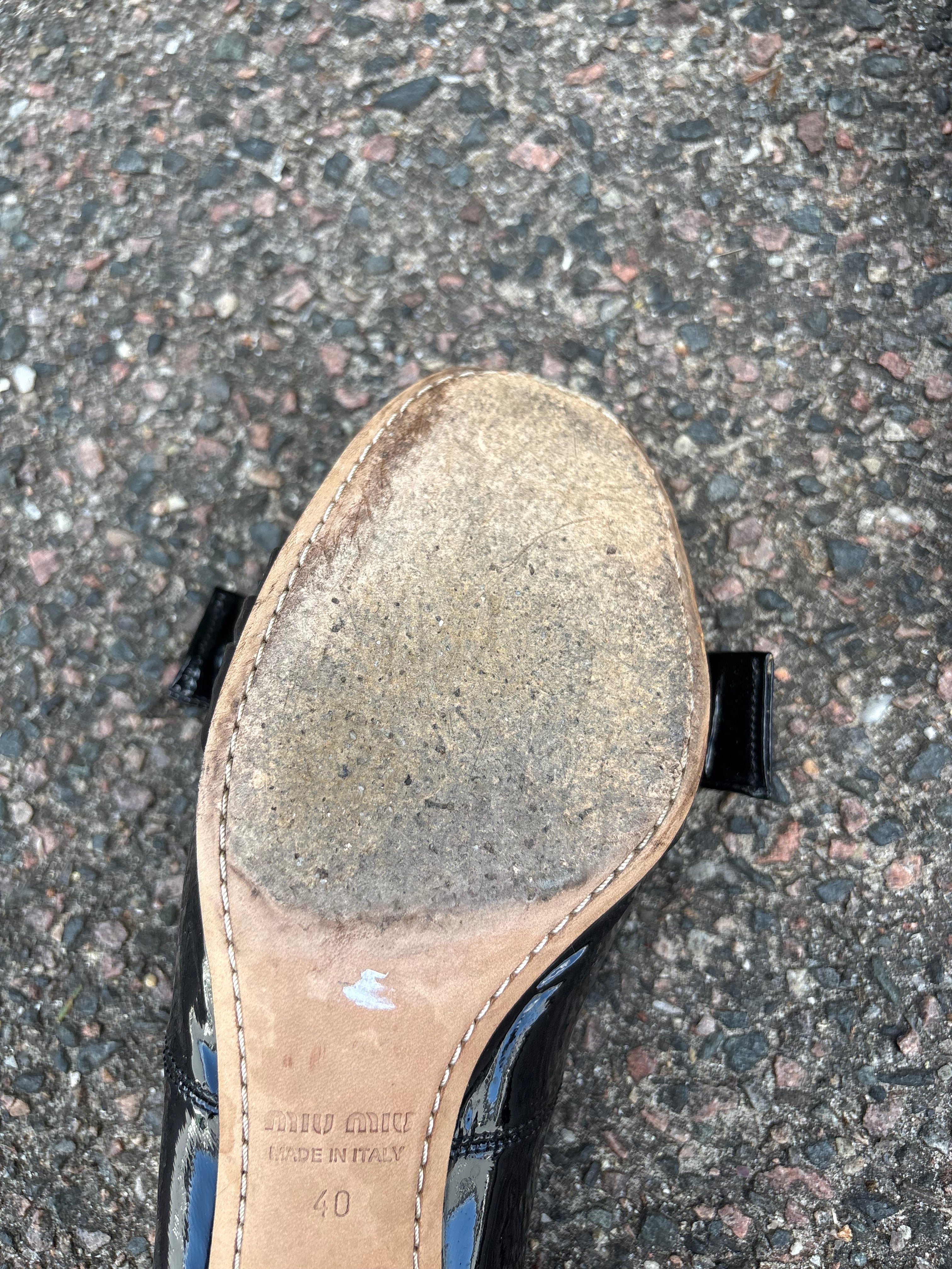 Miu Miu ballerinas Black