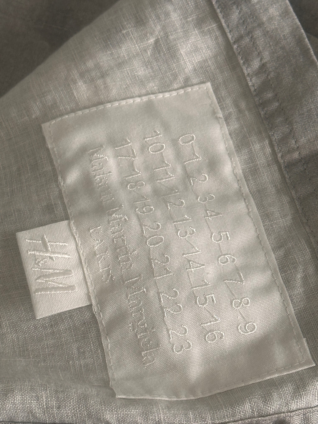 Maison Margiela X H&M duvet cover