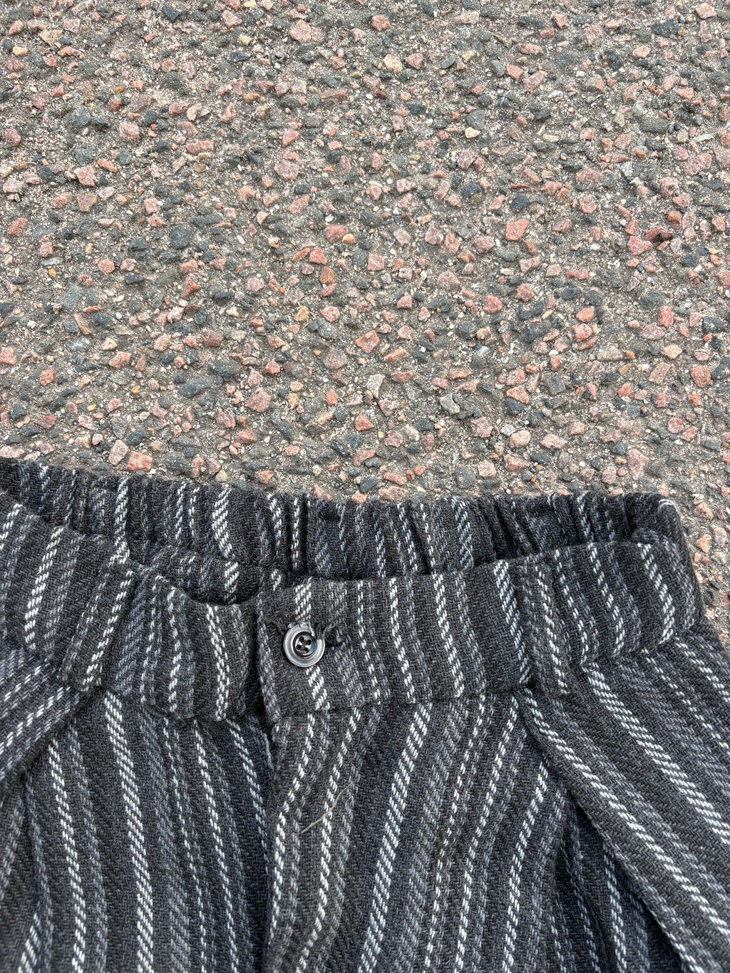 1990s Italian meditation pants striped