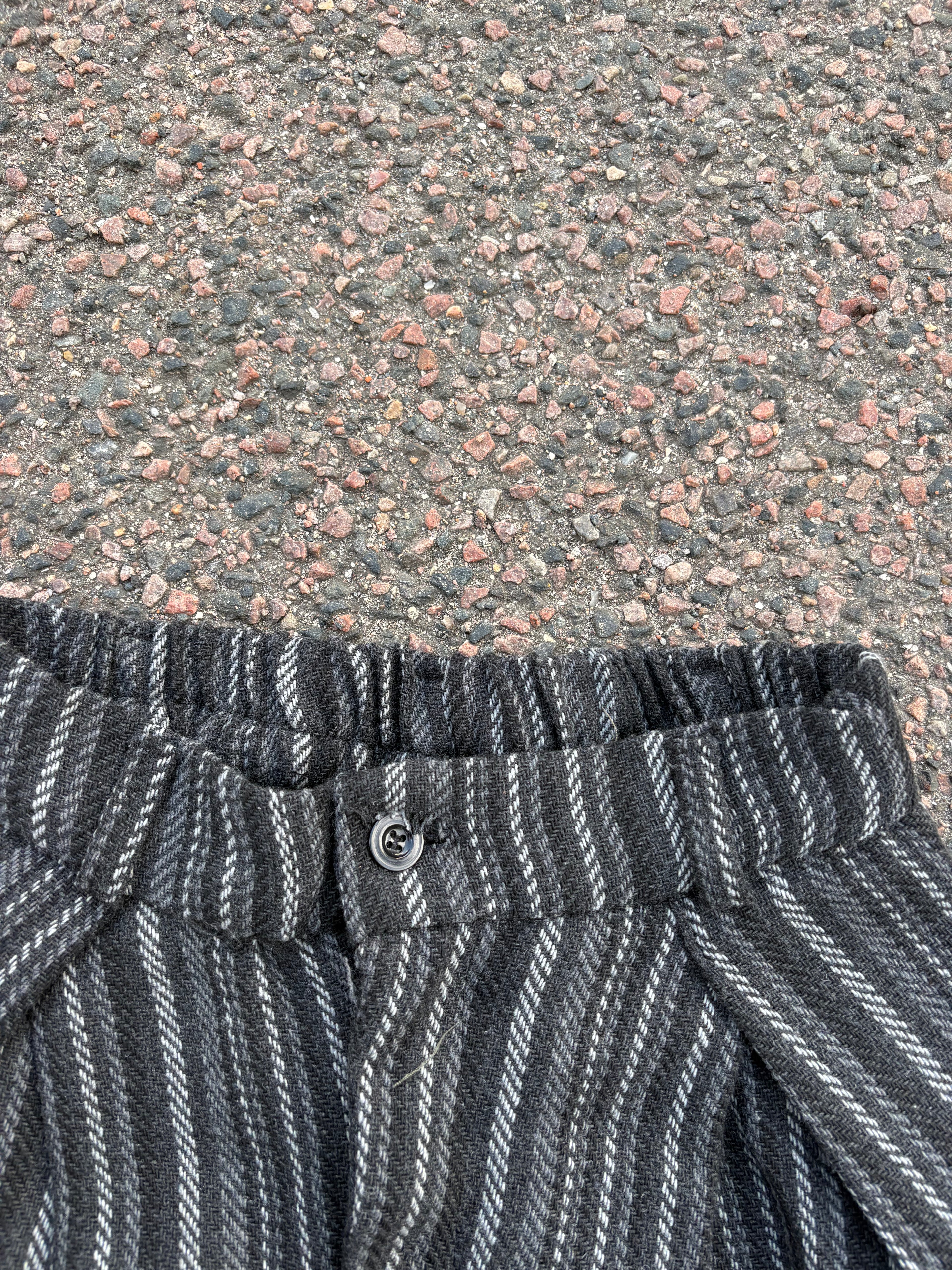 1990s Italian meditation pants striped