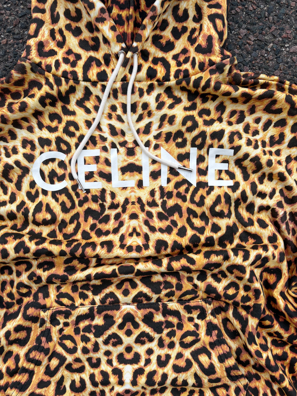 Celine SS24 leopard hoodie