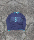 Yves Saint Laurent navy knit 1990s