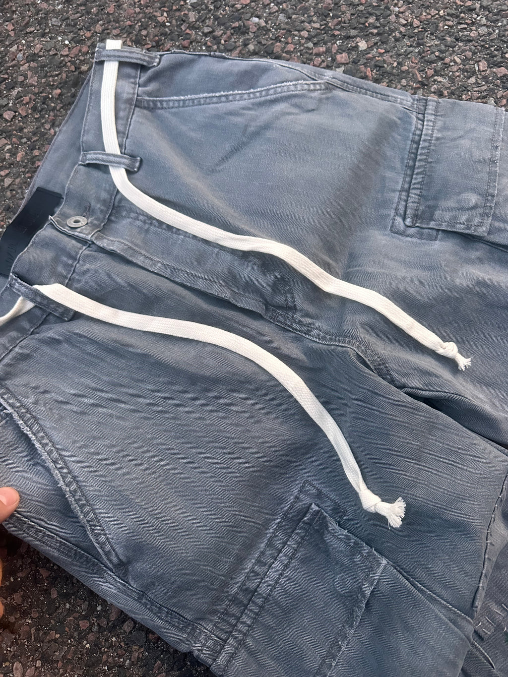 No faith studios gray cargo pants