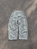 Baggy leopard jeans