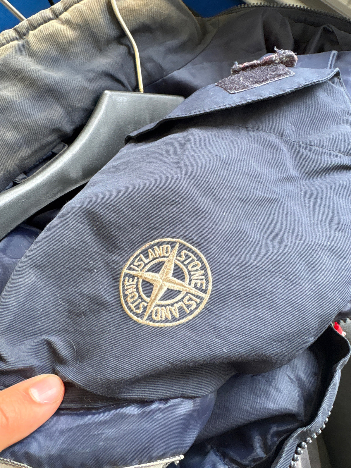 Stone island FW1998 raso gommato coat