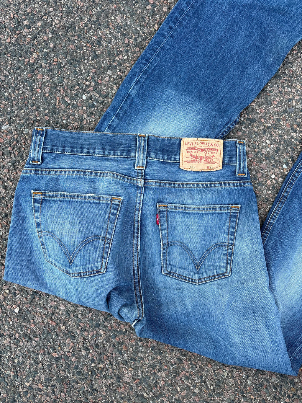 Levis Vintage 512 bootcut washed jeans (32*36)