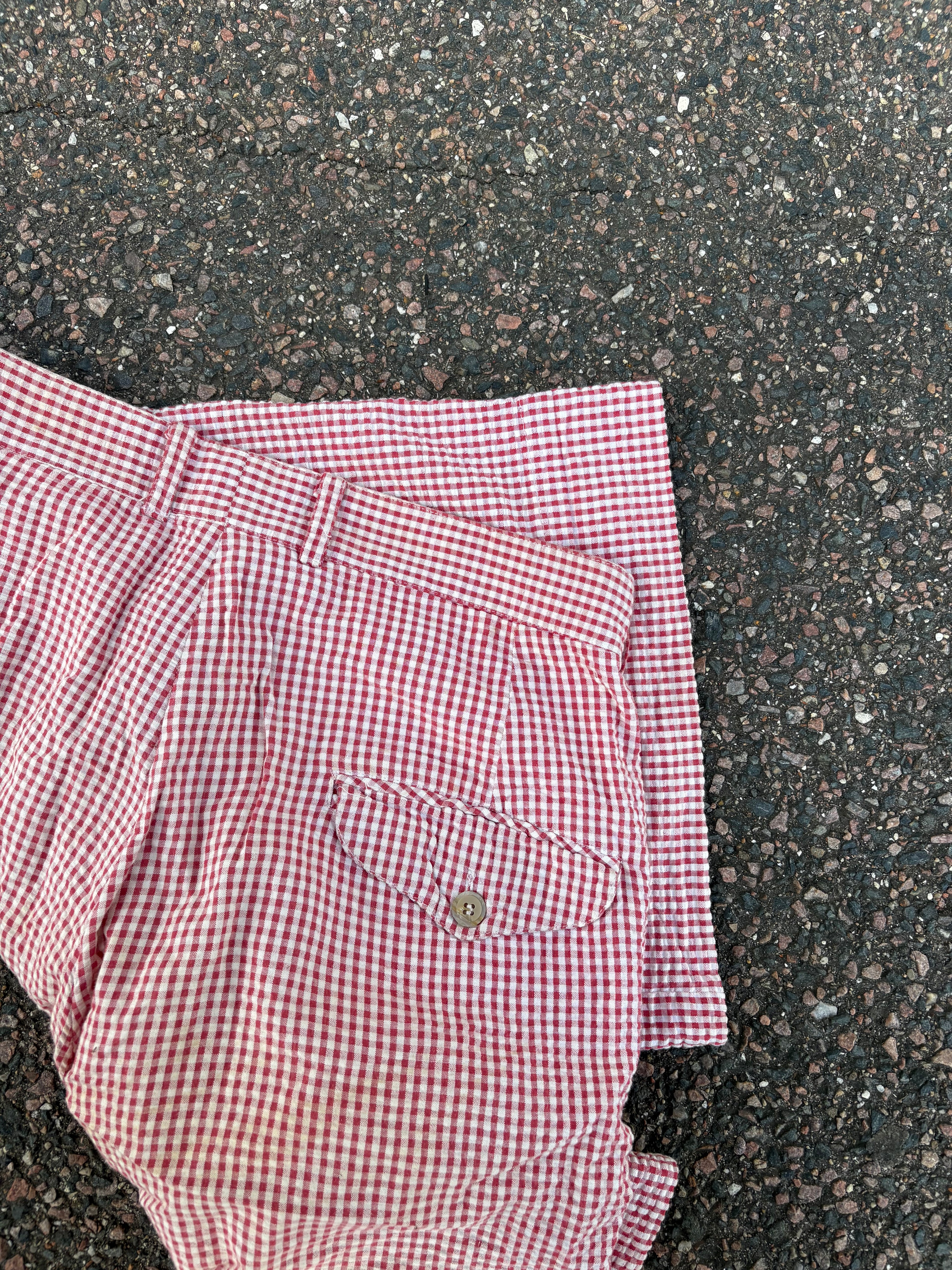 Jan Paulsen 1970s plaid sailor shorts (über rare)