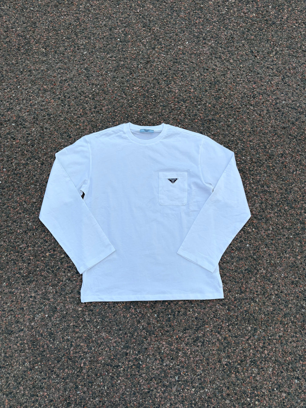 Prada 2025 triangle logo pocket long sleeve (S)